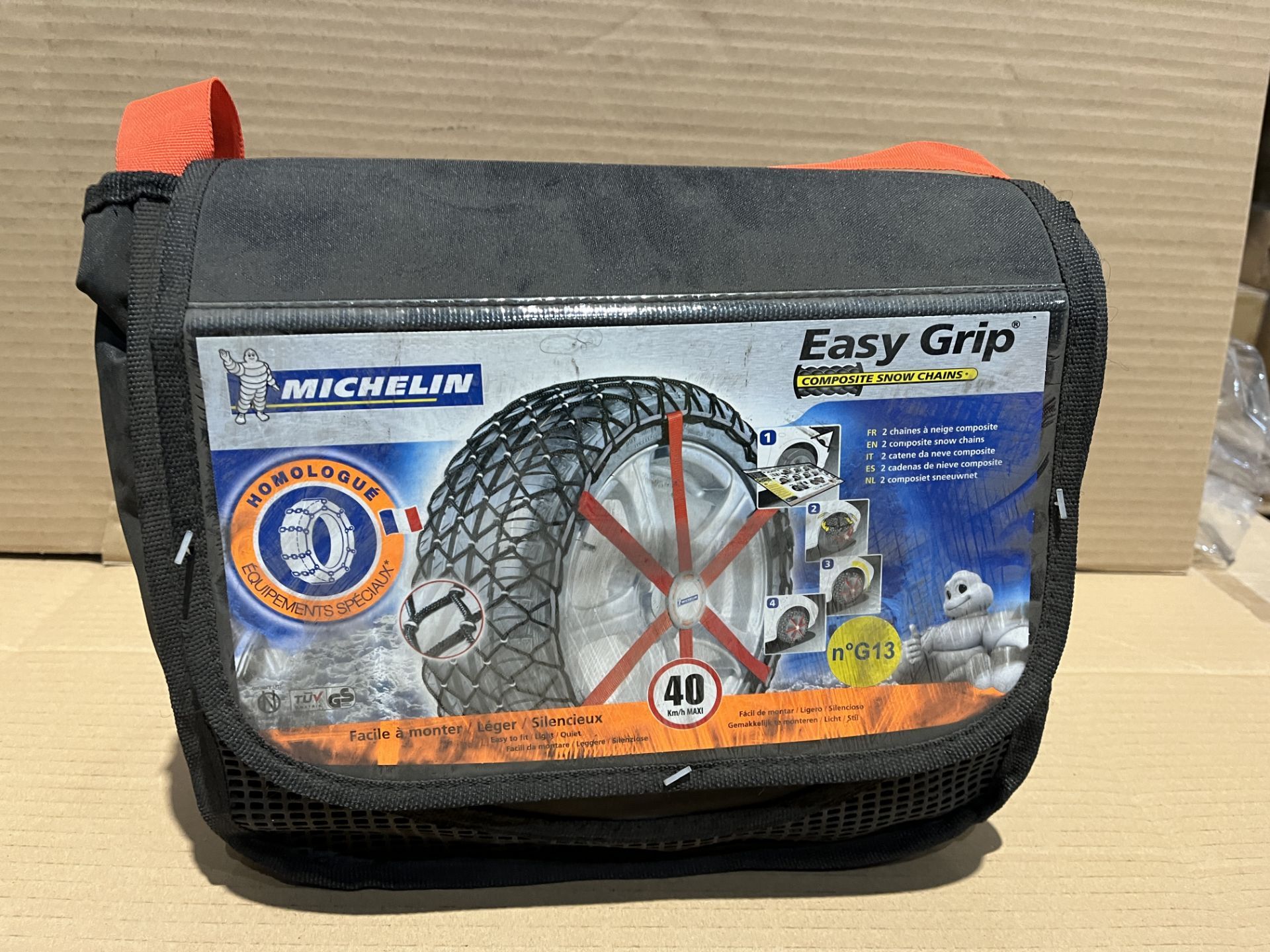 3 X BRAND NEW MICHELIN EASY GRIP COMPOSITE SNOW CHAINS RRP £129 EACH R10-3
