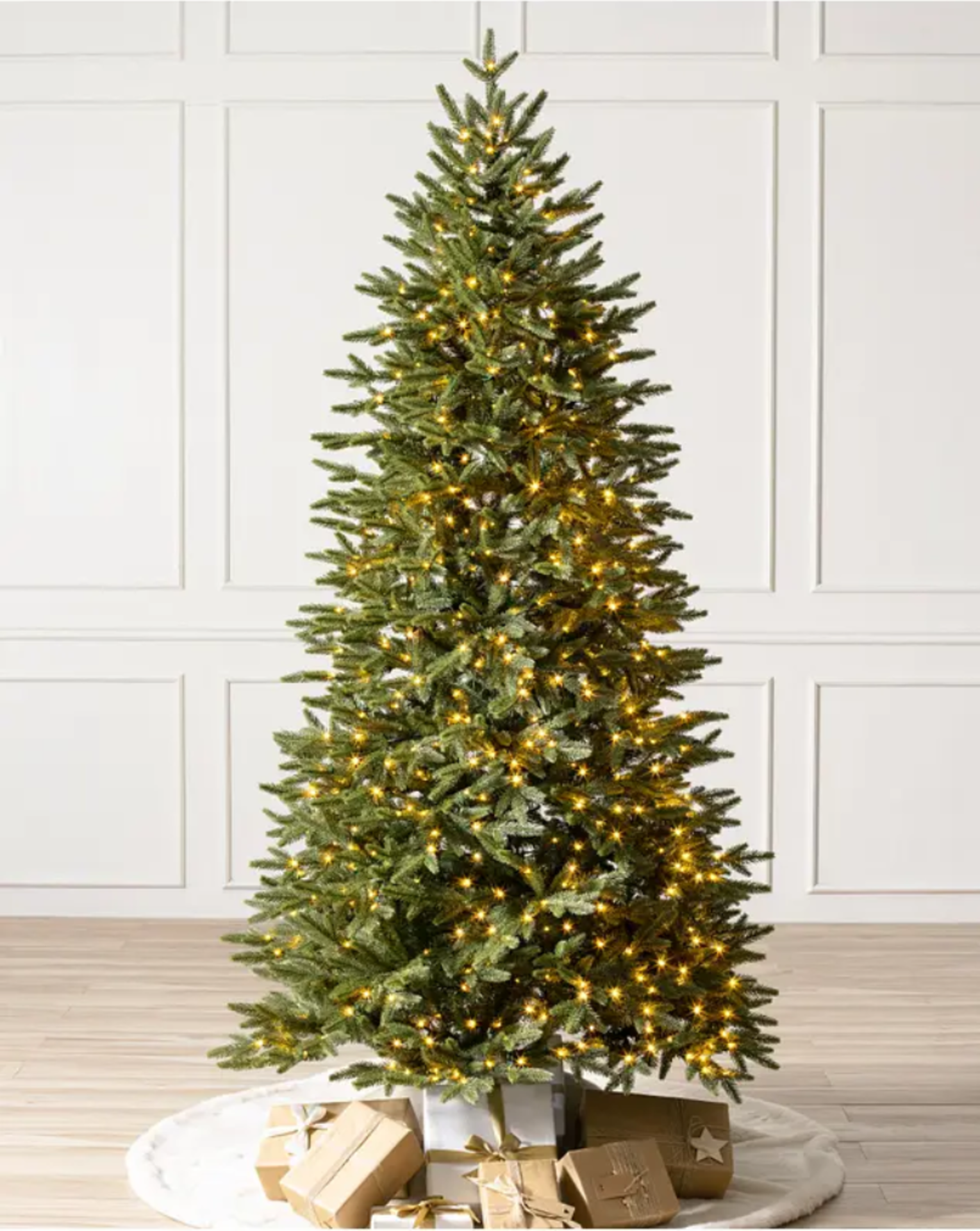 BH (The worlds leading Christmas Tree Brand) Silverado Slim 9ft Christmas Tree with LED Clear