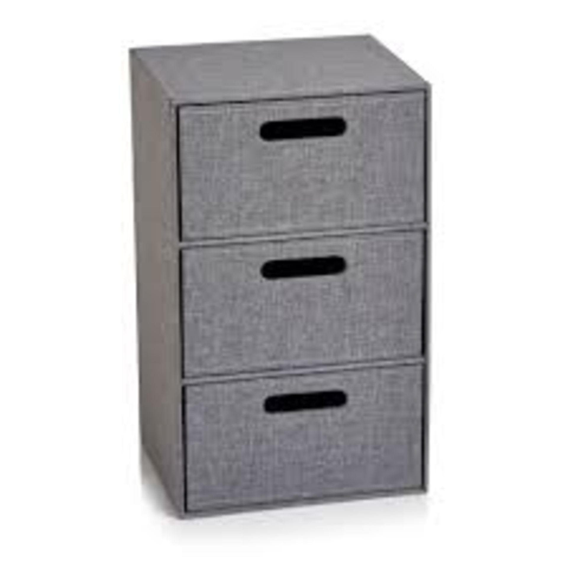 (REF118329) Faux Linen Drawer Unit RRP 75