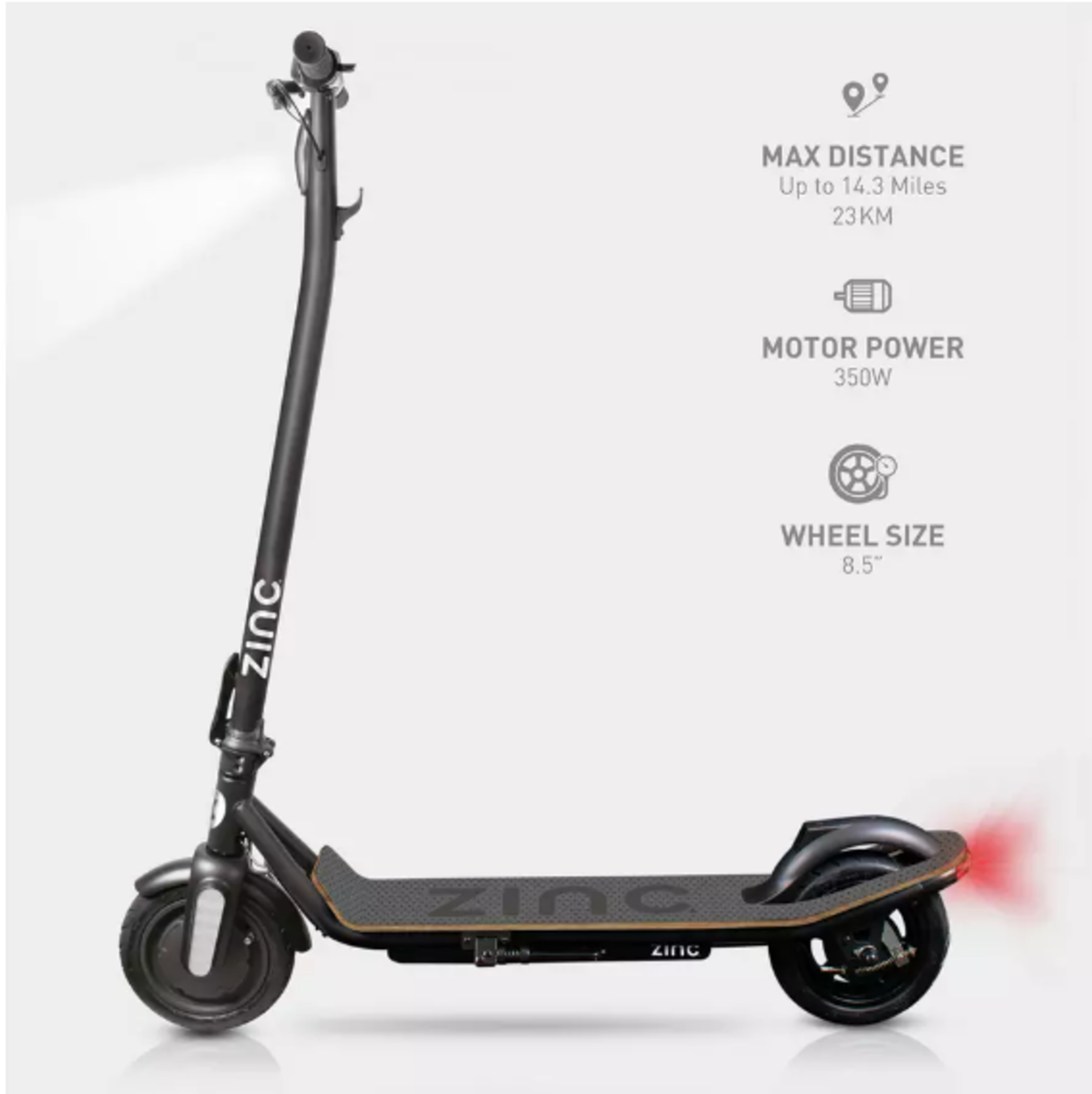 Zinc Folding Electric Swift Plus Scooter. RRP £500.00. Introducing the Zinc Folding Electric Swift - Image 2 of 4