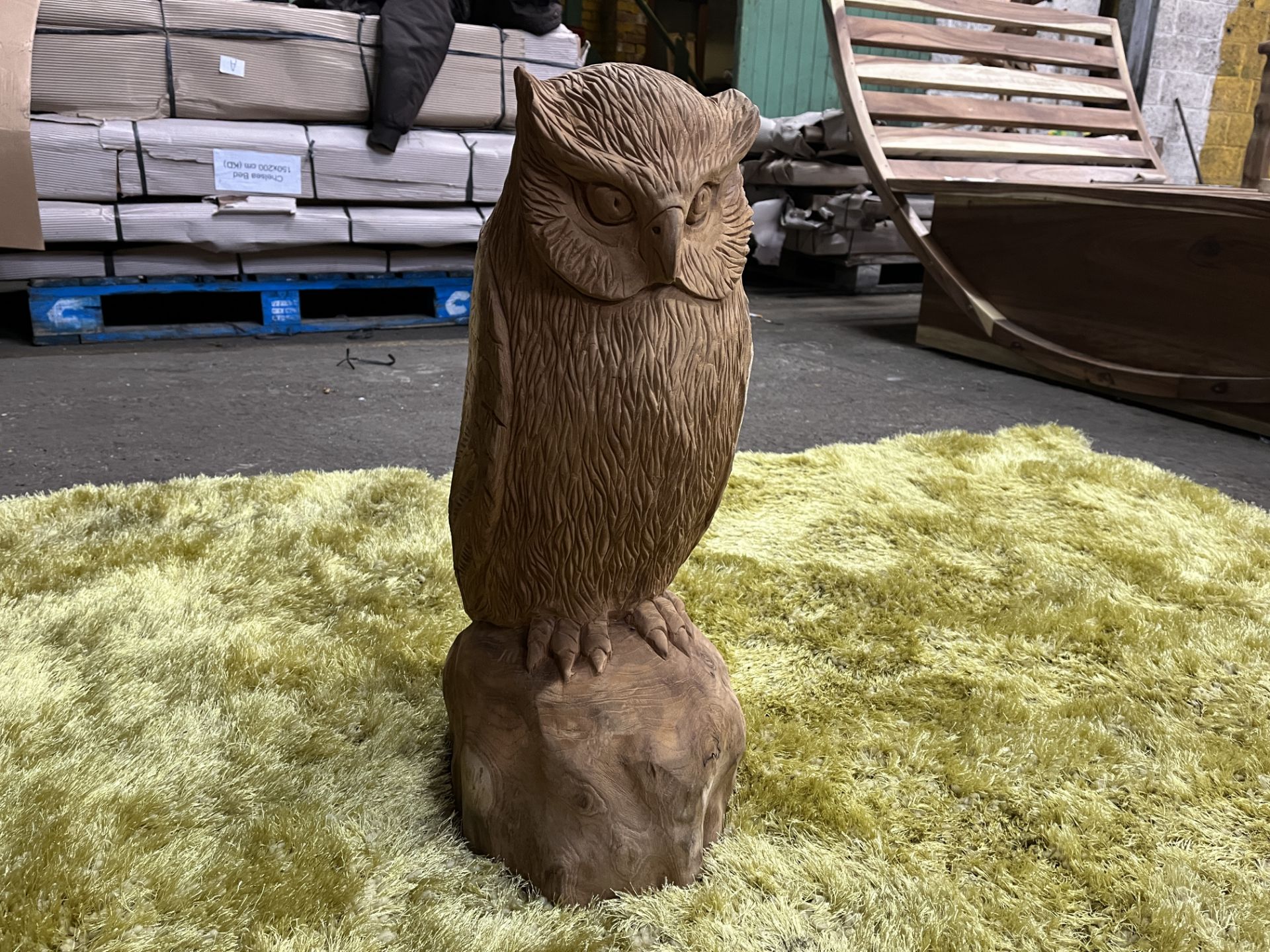 BRAND NEW TEAK ROOT OWL 40 X 40 X 60 RRP £525