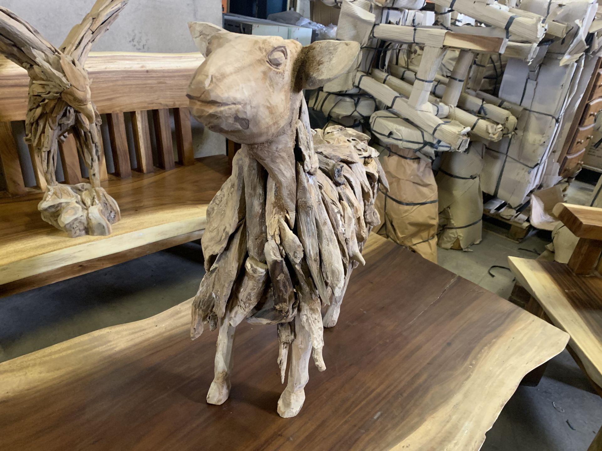 BRAND NEW TEAK ROOT BABY LAMB 60 X 25 X 60 RRP £425 - Image 4 of 4