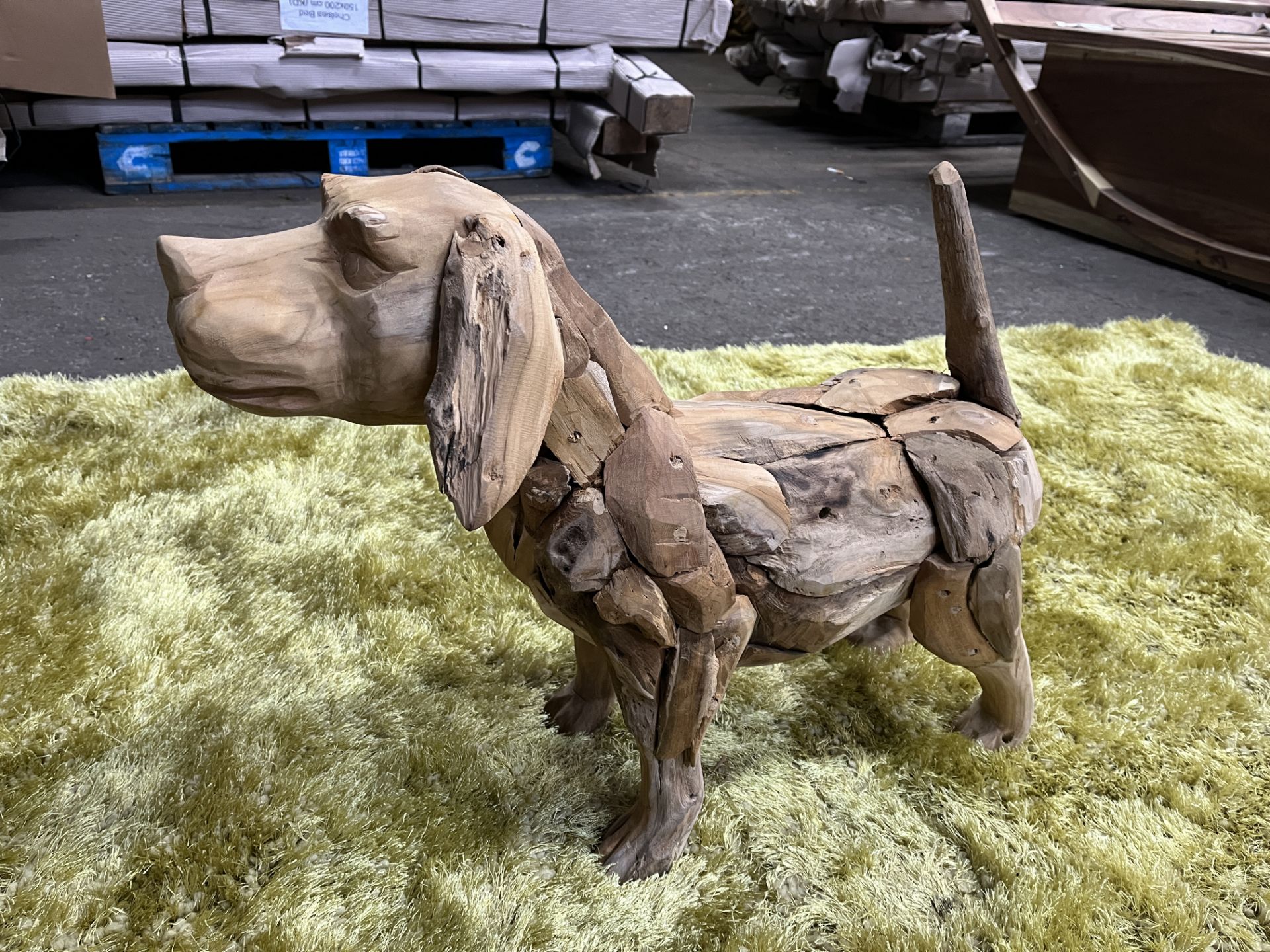 BRAND NEW TEAK ROOT PUPPY 50 X 25 X 50 RRP £425