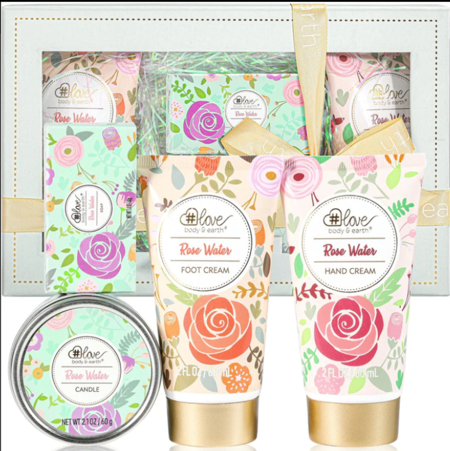 8 x New Boxed Body & Earth Love 4 Piece Lotion Gift Set For Women. RRP £26.22 each. (BEL-HC-17) - Image 2 of 2