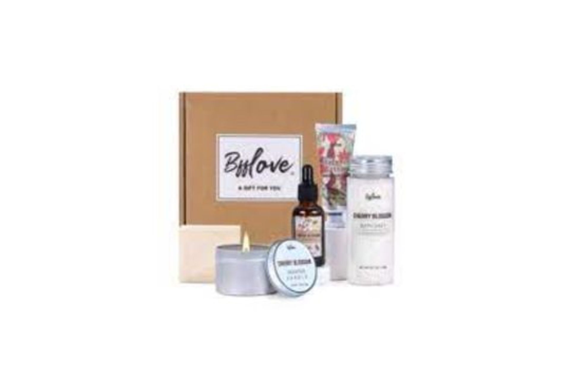 PALLET TO CONTAIN 84 x NEW PACKAGED Cherry Blossom Spa Gift Box. (SKU:BFF-BP-02). 5Pcs Bath Gift Set