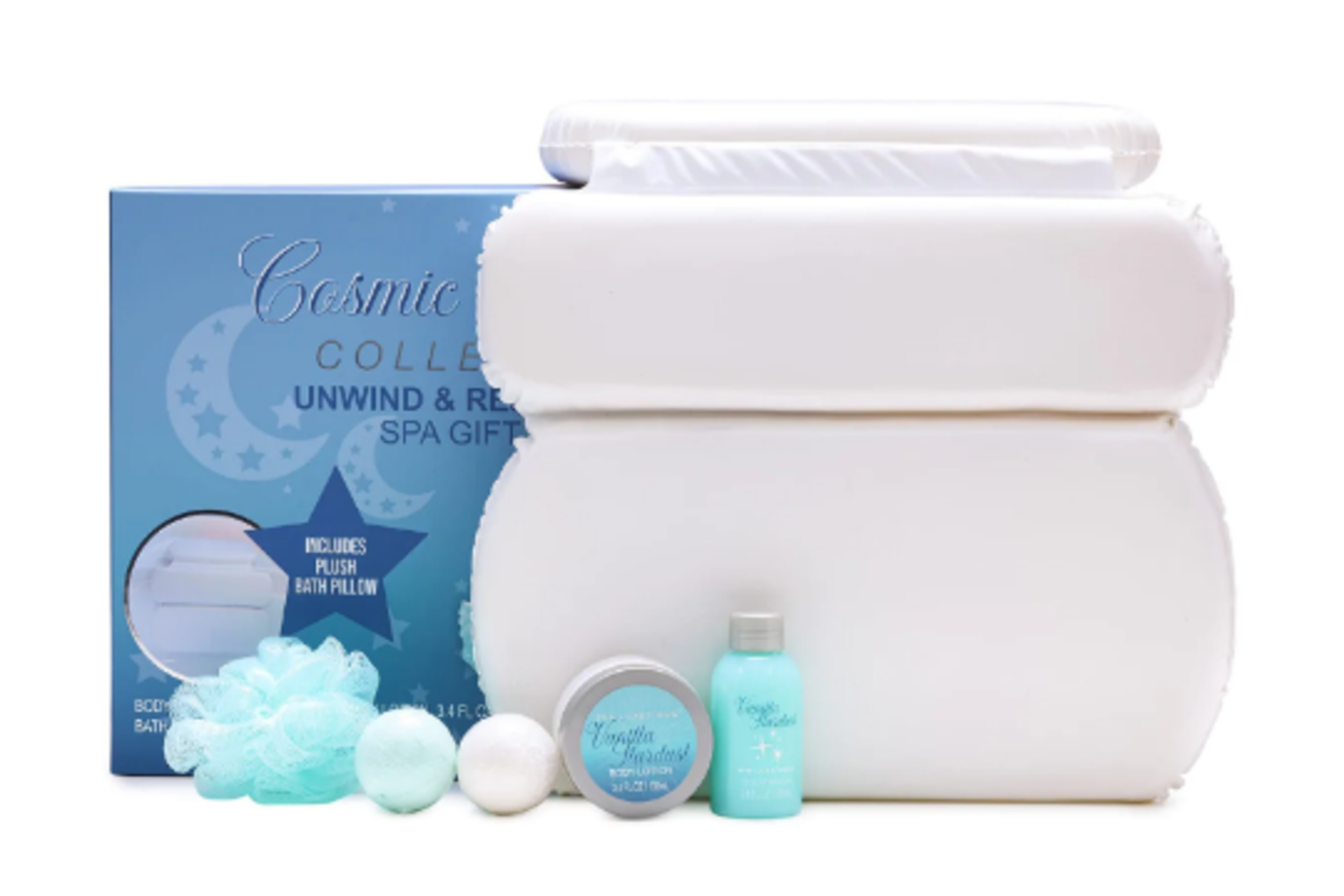 PALLET TO CONTAIN 40 x New Packaged Spa Luxetique Cosmic Dreams Vanilla Spa Gift Set. (SKU:SPA-BA-