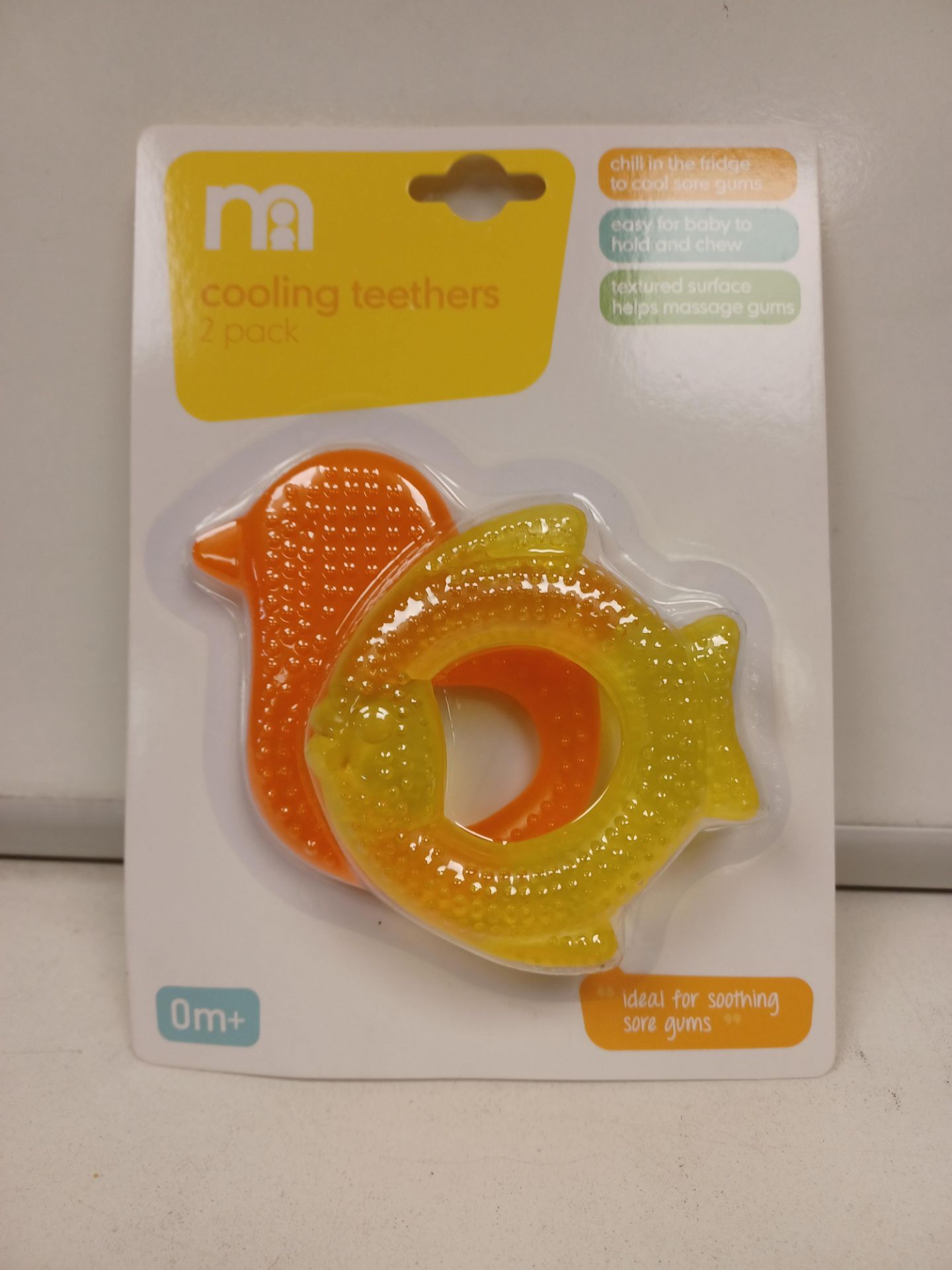 30 X BRAND NEW MOTHERCARE PACKS OF 2 COOLING TEETHER SETS R4-6