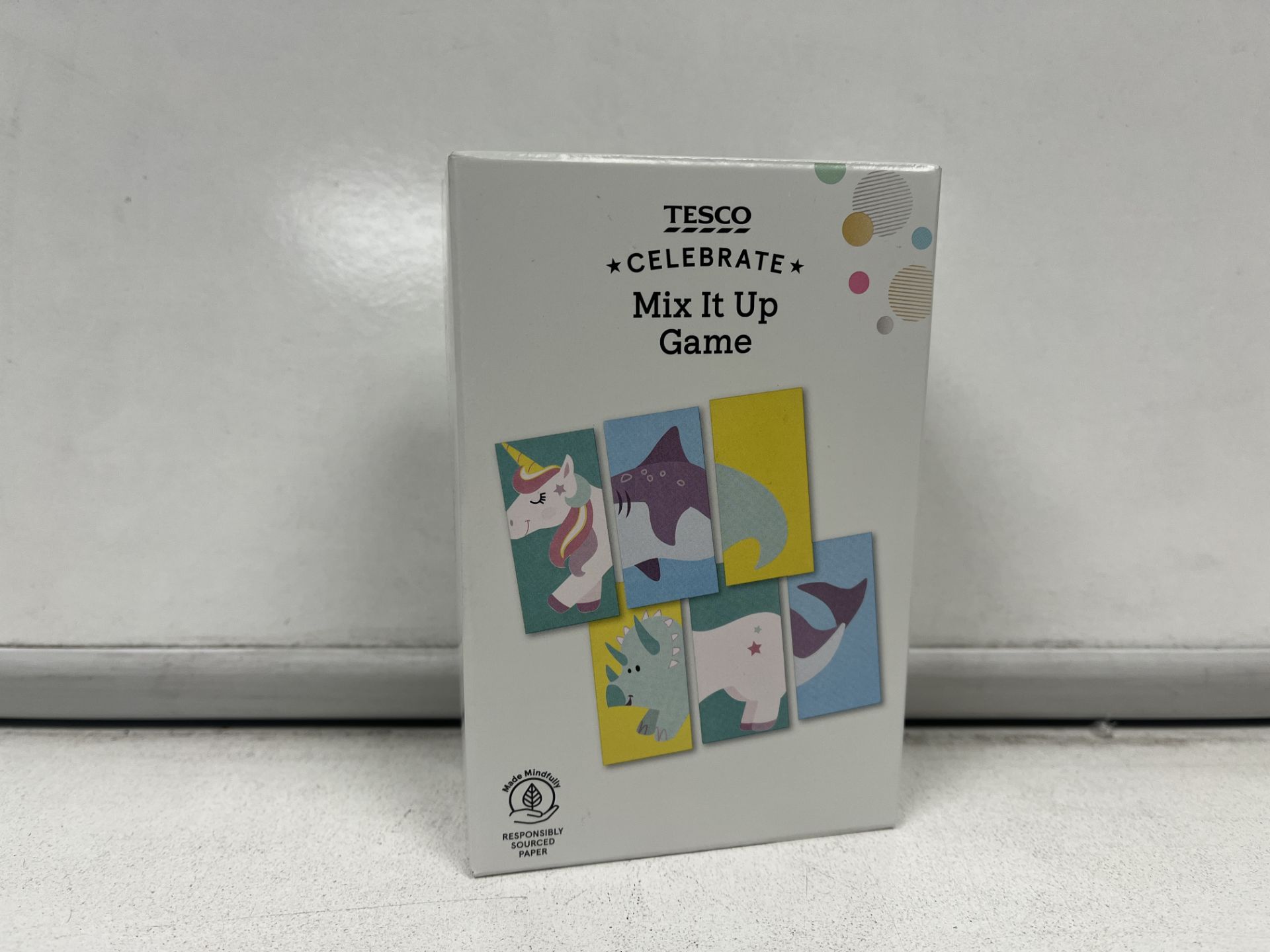 TRADE LOT 360 X NEW BOXED TESCO CELEBRATE MIX IT UP GAMES. RRP £6.99 EACH. (ROW15RACK)