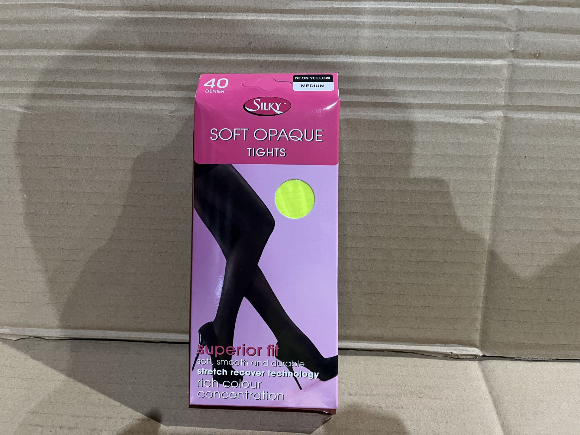 150 X BRAND NEW ASSORTED NEON TIGHTS (SIZES AND COLOUR MAY VARY) R19-3