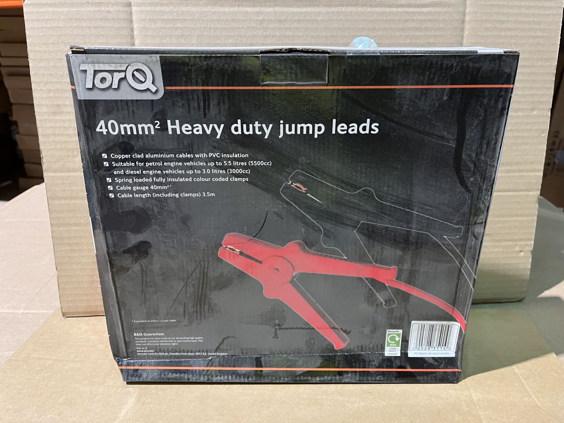 5 X BRAND NEW TORQ HEAVY DUTY JUMP LEADS INSL-5