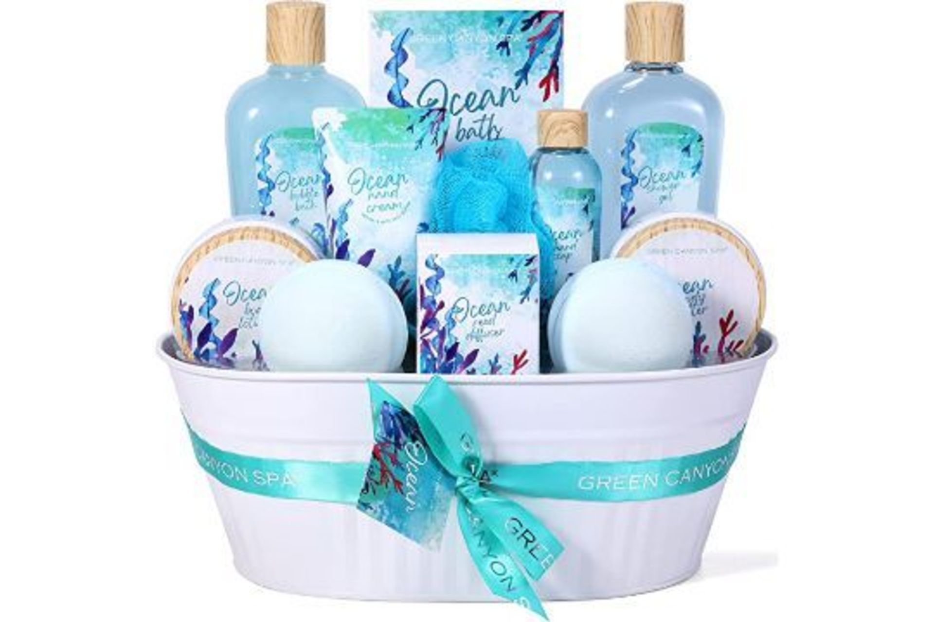 4 X NEW PACKAGED Green Canyon Spa Ocean Bath Set. (GCS-BP-20) Meet all your bath needs: Shower