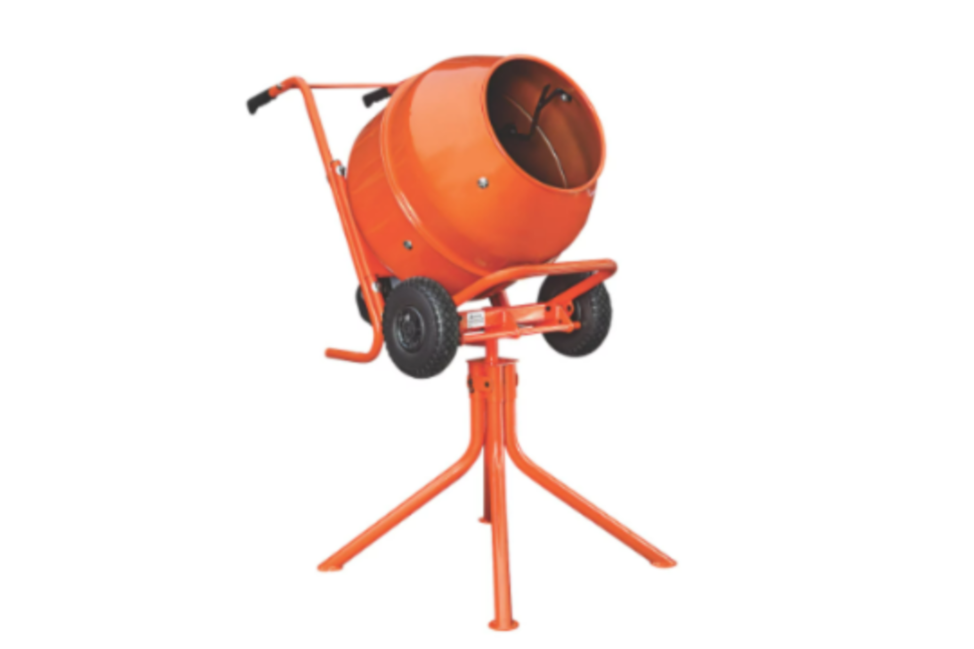 134LTR CONCRETE MIXER 230V. Upright mixer for small to medium building projects. Light and