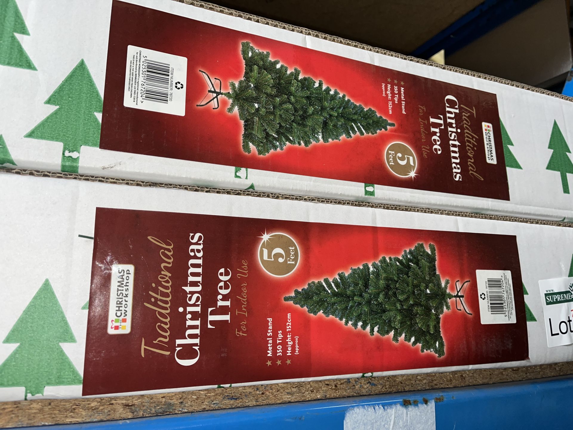 3 X BRAND NEW TRADITIONAL 5 FOOT CHRISTMAS TREES S1-26