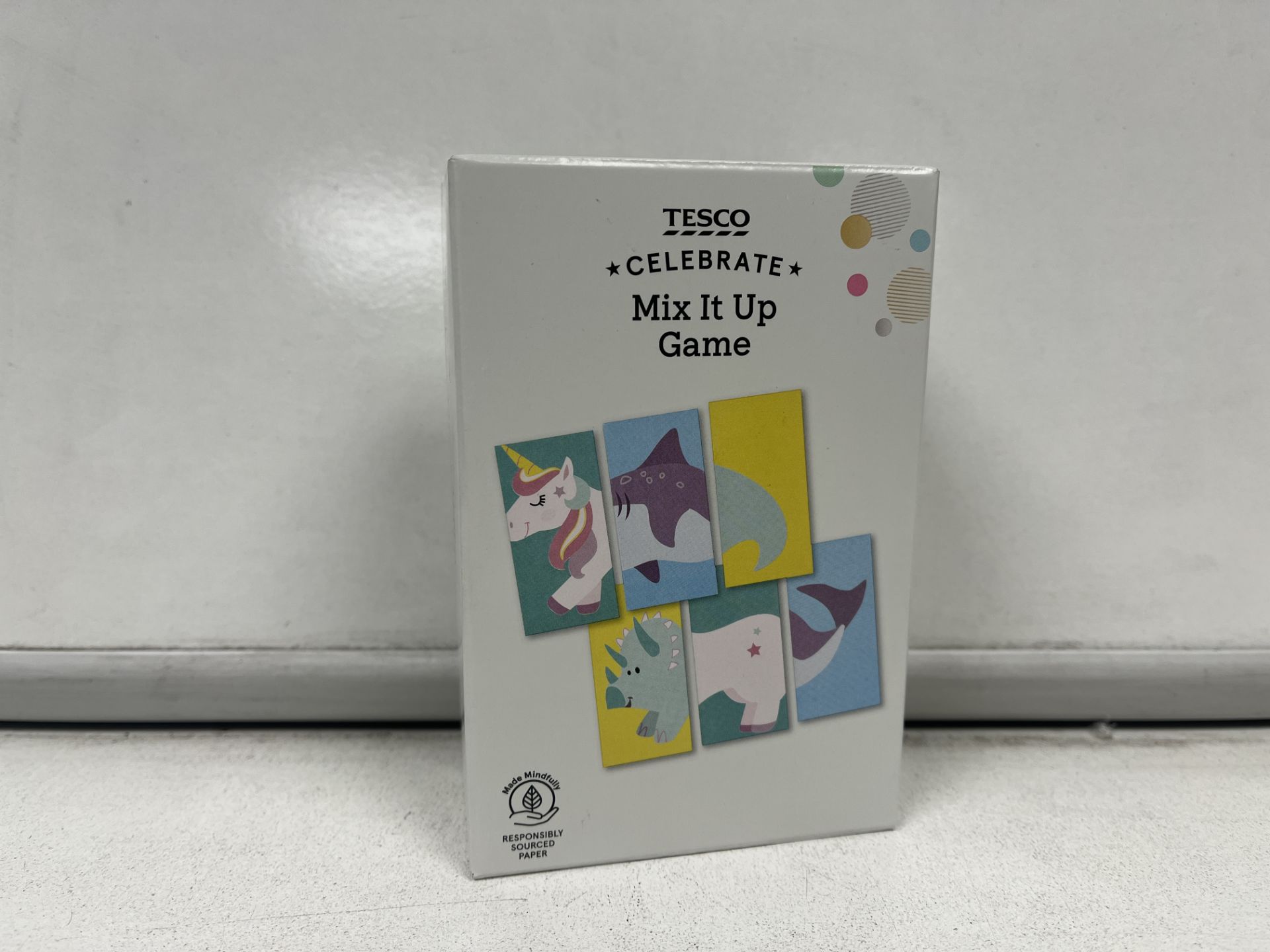 TRADE LOT 360 X NEW BOXED TESCO CELEBRATE MIX IT UP GAMES. RRP £6.99 EACH. (ROW15RACK)