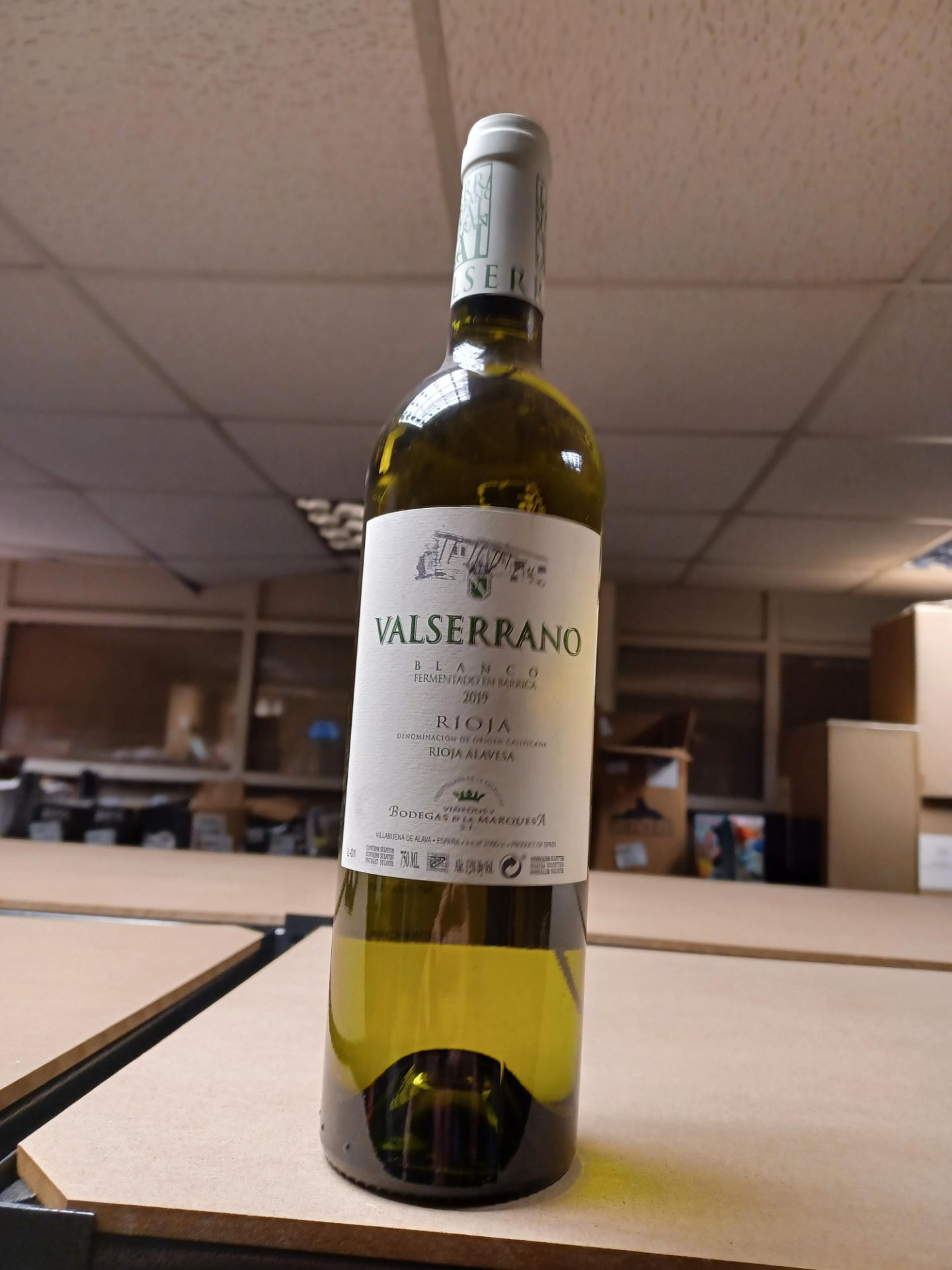 4 x Valserrano Rioja Blanco 2019, Bodegas De La Marquesa RRP £17.00 each - EBR