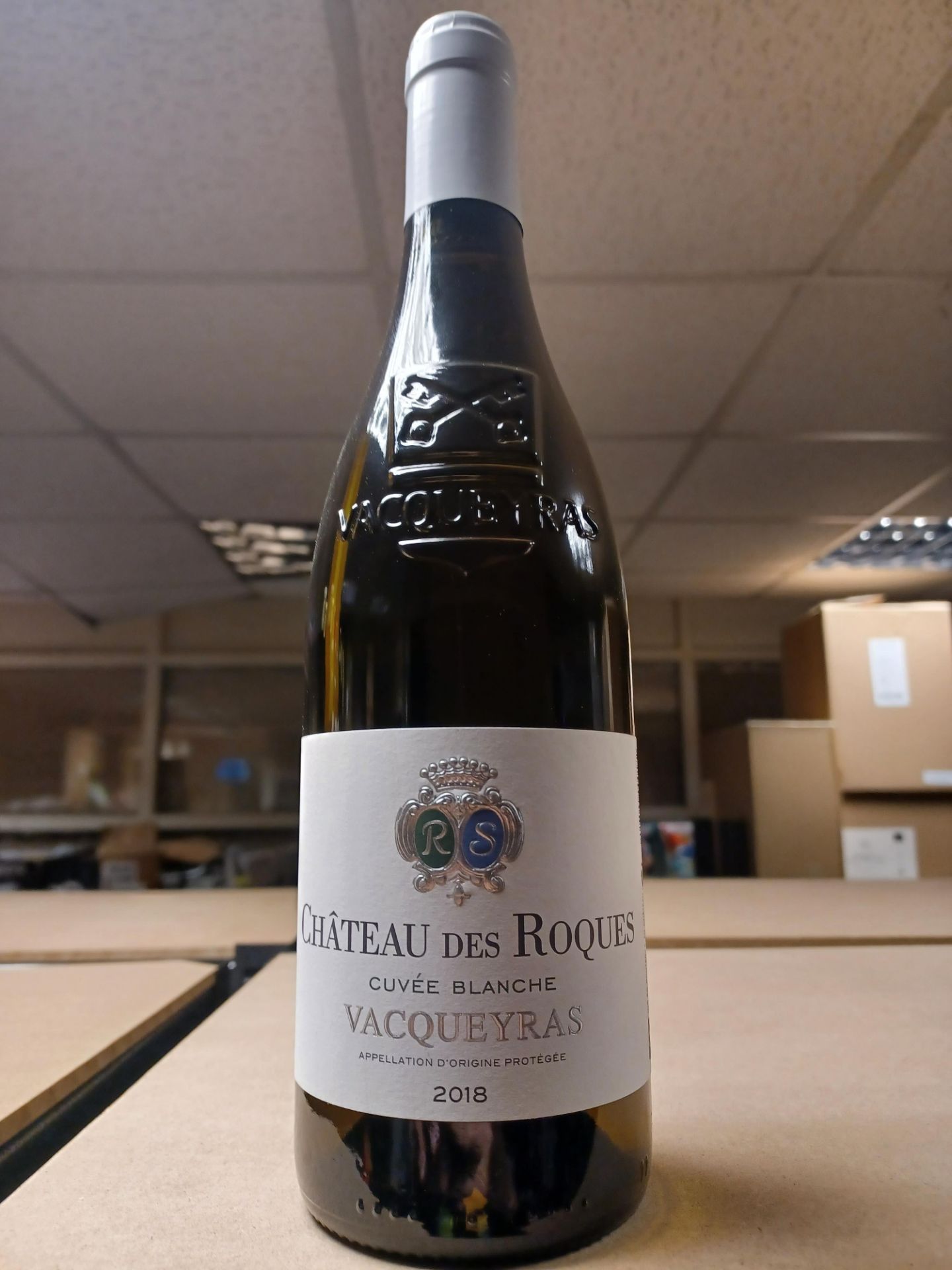 6 x Château des Roques Cuvée Blanche Vacqueyras 2018 14% RRP £21.50 each - EBR