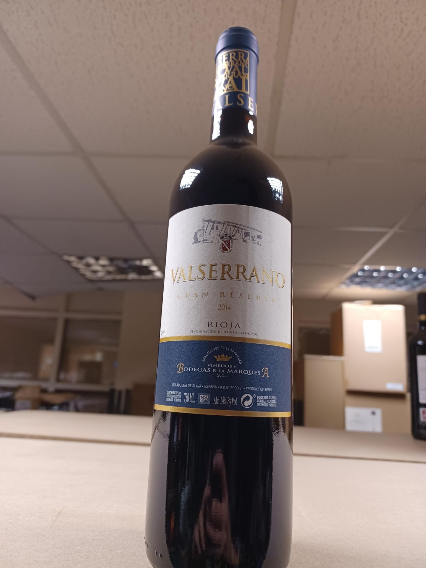 6 X Valserrano Rioja Gran Reserva 2014 14% RRP £35.00 EACH - EBR