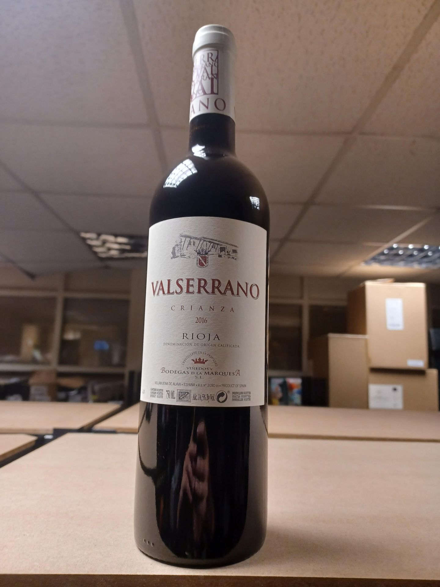 6 x Valserrano Rioja Crianzo 2016, Bodegas De La Marquesa RRP £21.00 each - EBR