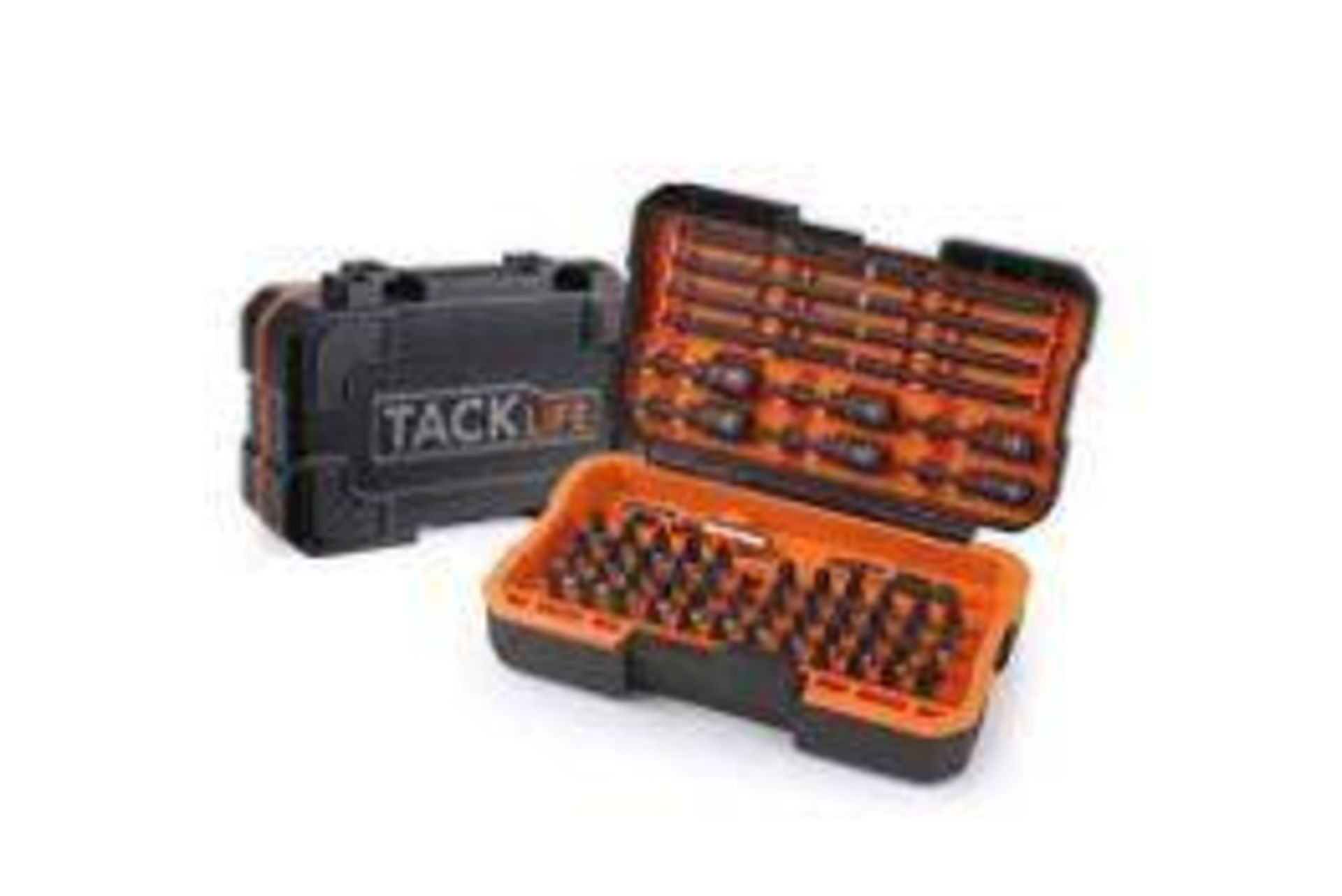 TRADE LOT 24 x NEW BOXED Tacklife Screwdriver Bit Set 60pcs Torsion Bits Set For High Torque Sets (