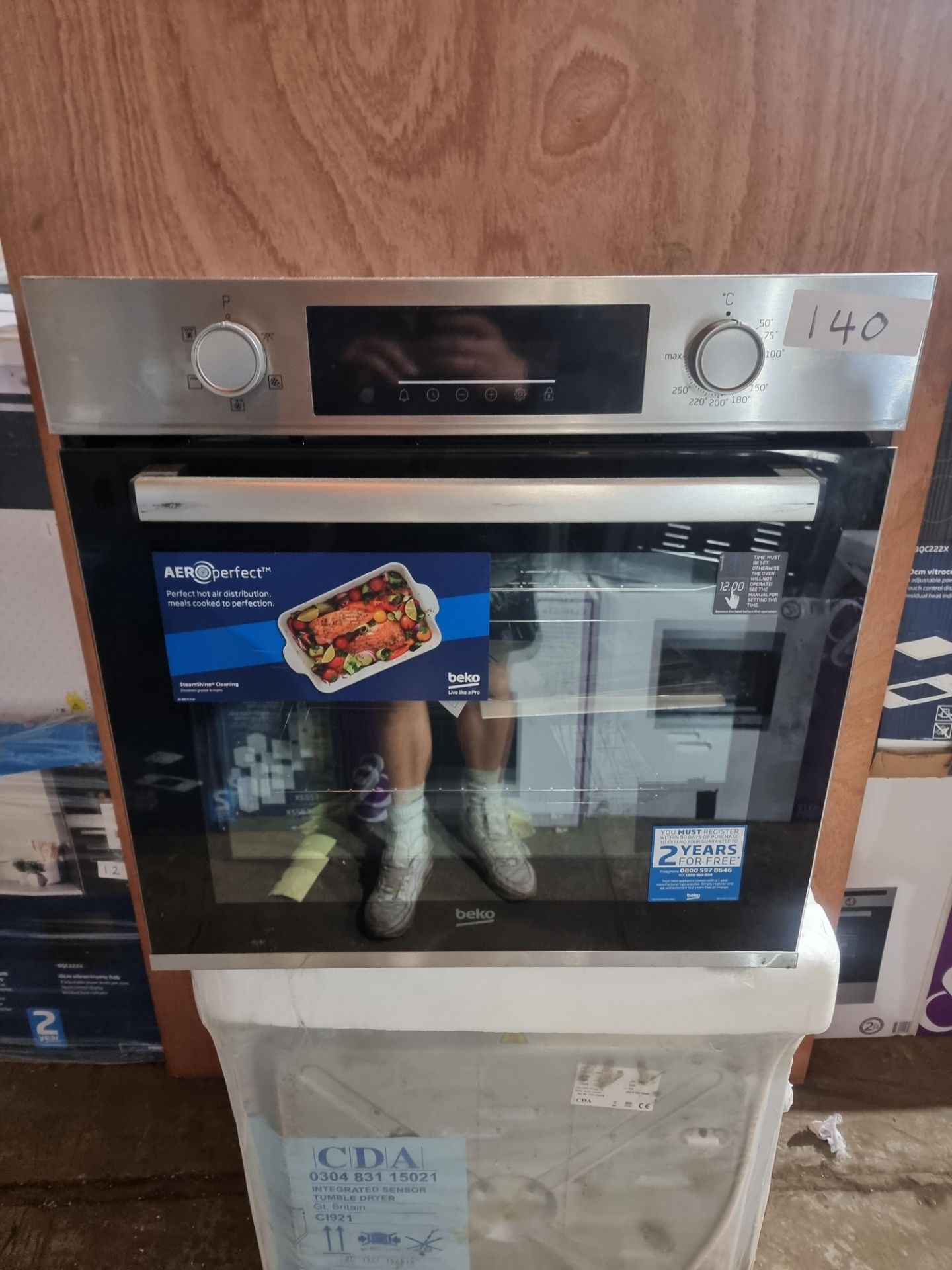 BEKO SINGLE FAN OVEN PROMO BBAIF22300X RRP £250