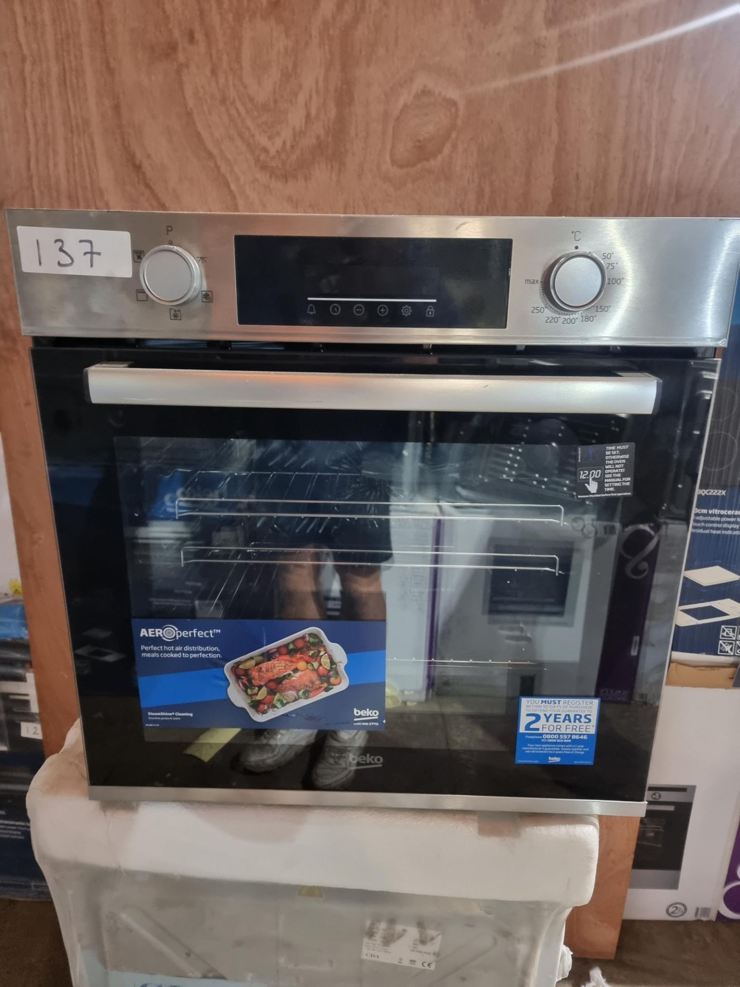 BEKO SINGLE FAN OVEN PROMO BBAIF22300X RRP £250