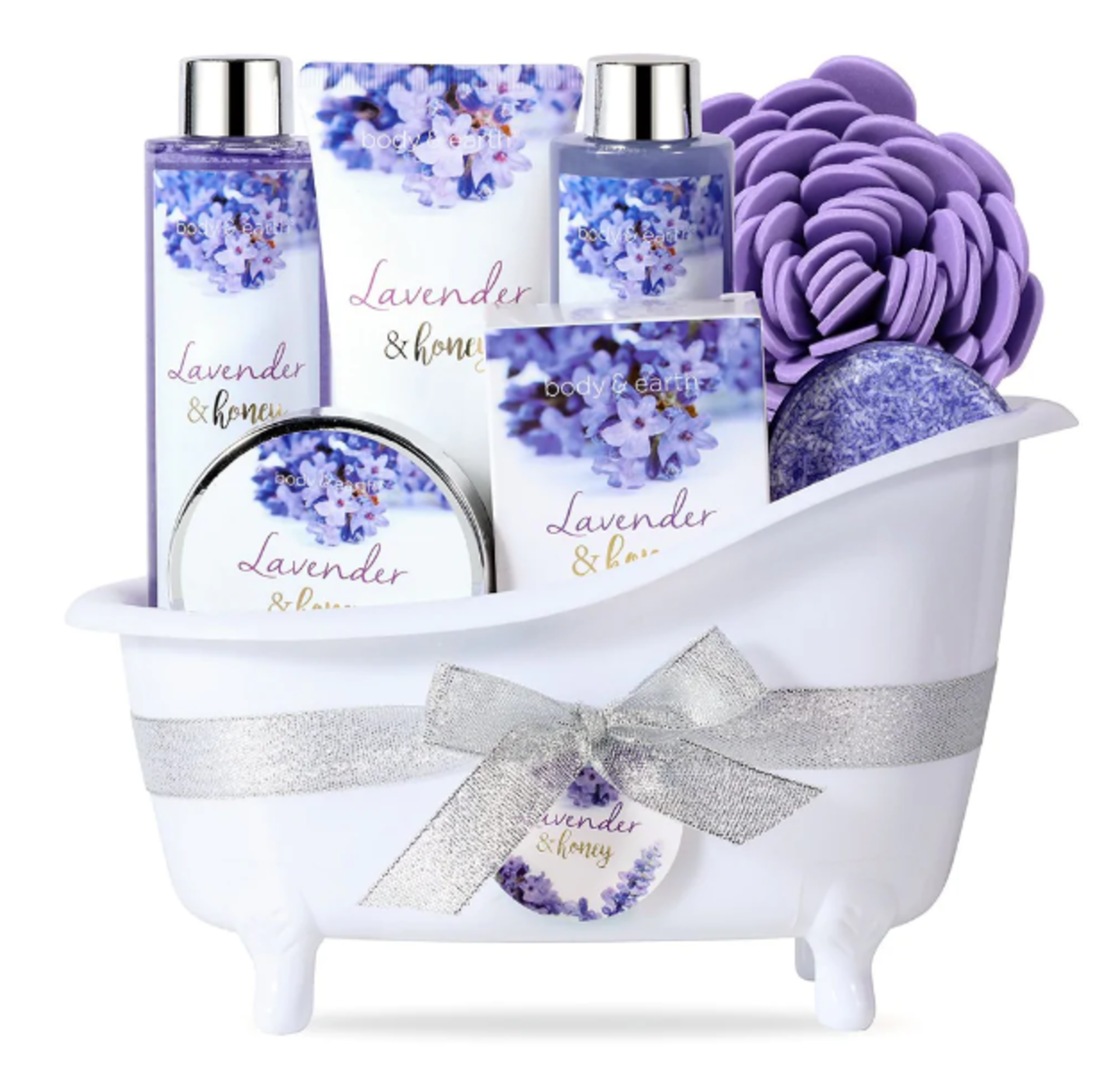 PALLET TO CONTAIN 48 X NEW PACKAGED BODY & EARTH Lavender & Honey Spa Bathtub Set. (AMABE-3-1)