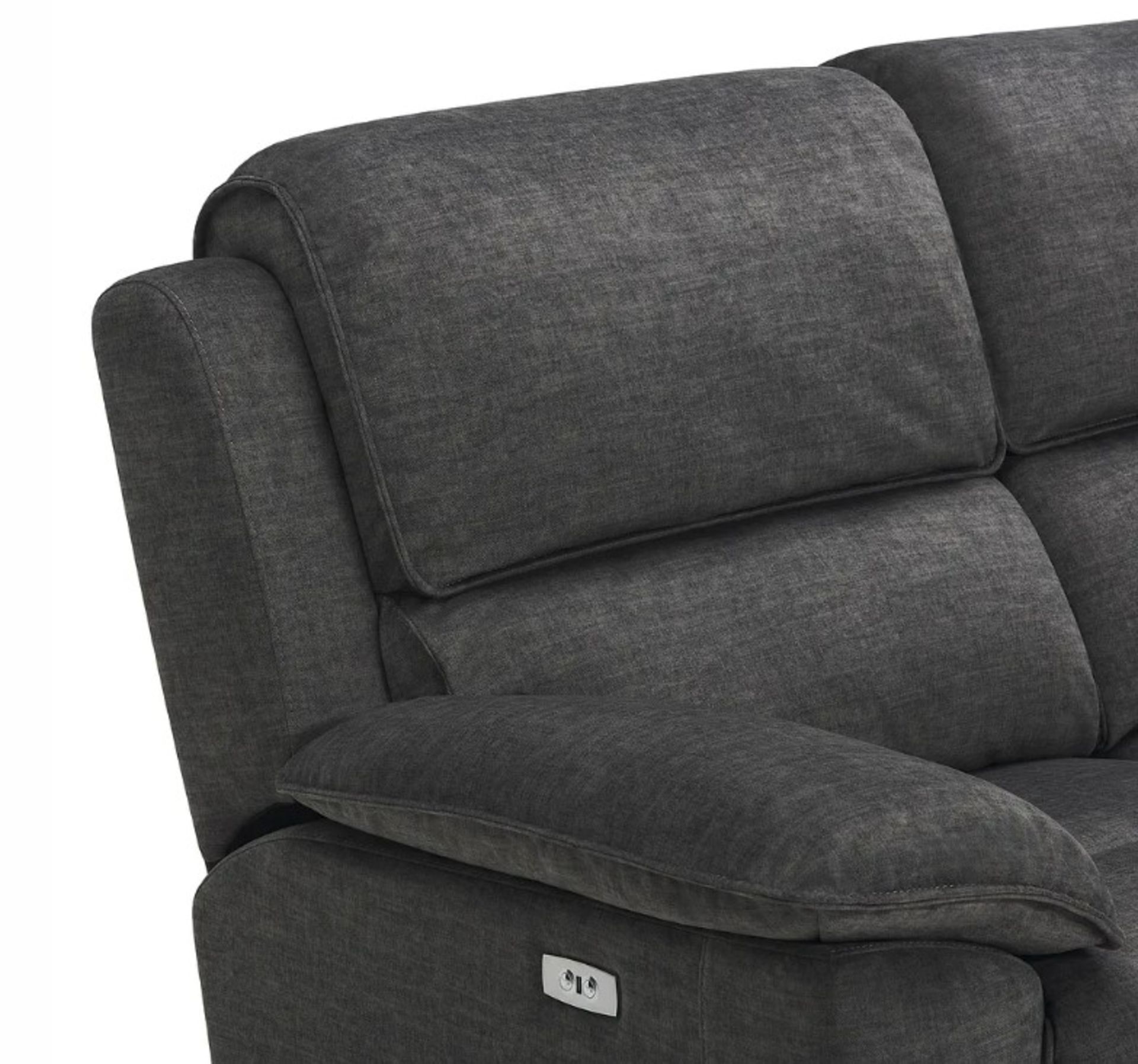 GOODWOOD 6 Seat Corner Recliner Sofa | Plush Charcoal Fabric. RRP £2,549. (ROW7-6BOXES) The Goodwood - Image 8 of 9