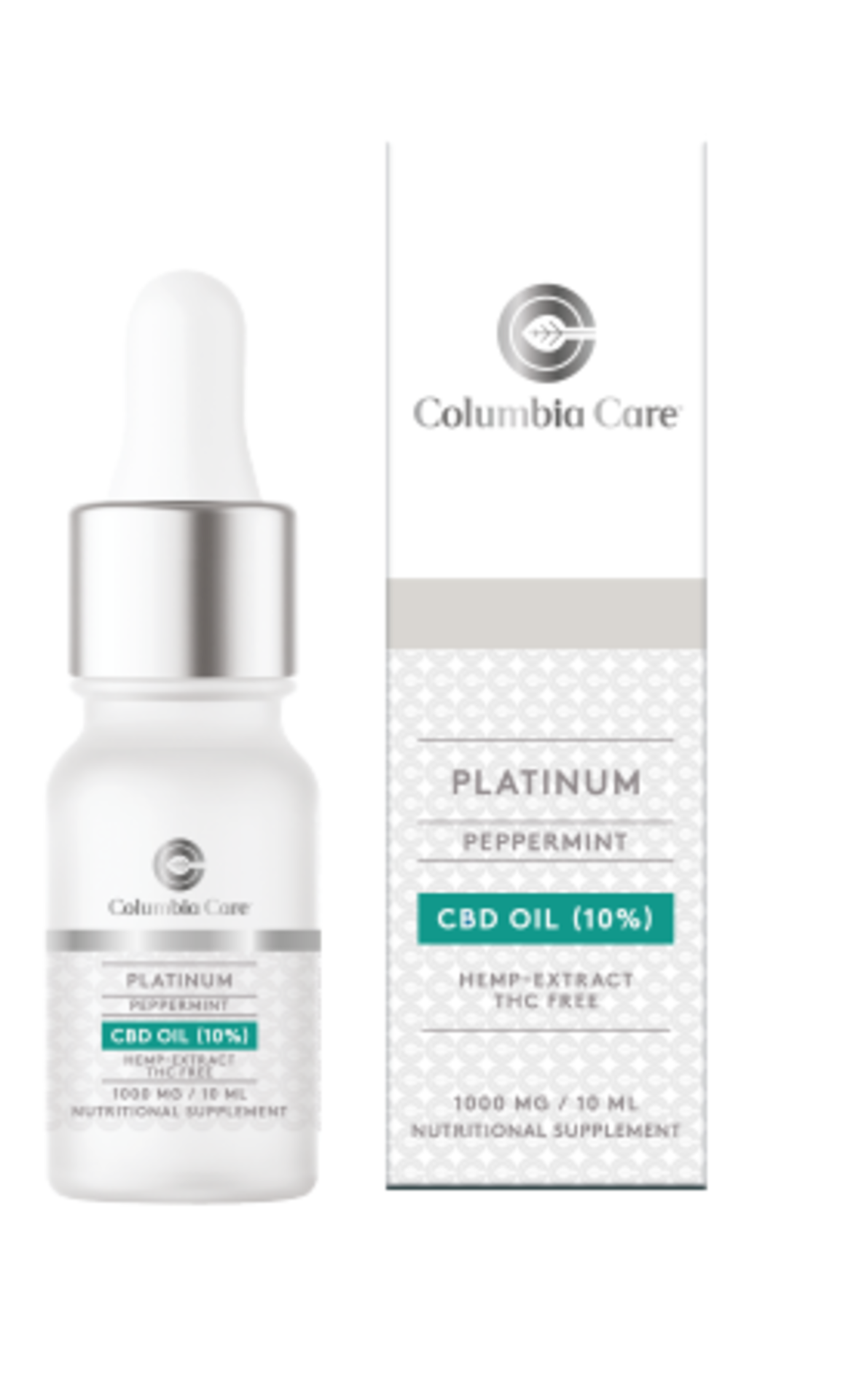10 x Brand New Columbia Care Platinum Peppermint Flavored Tincture 10ml 1000mg. Columbia Care, a