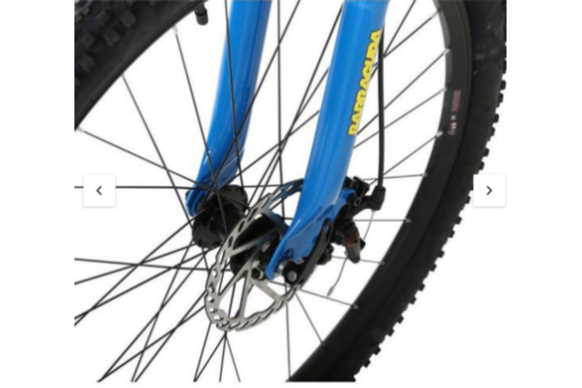 New & Boxed Barracuda Draco 4 19 Inch Hardtail 24 Speed 27.5 Inch Yellow Blue Disc brakes. RRP £ - Image 2 of 3