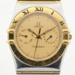 Omega / Constellation Gold - Steel Day-Date - Gold/Steel / Gentlmen's