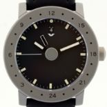 Ventura / Globe Design on time Chronometer Automatic Date - (Unworn) Leather / Gentlmen's