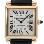 Cartier / Cartier Tank Obus Yellow Gold CPCP Mechanique - Unisex Yellow gold Wrist Watch