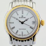 Edox / Automatic Date - (Unworn) Gentlmen's Gold/Steel Wrist Watch