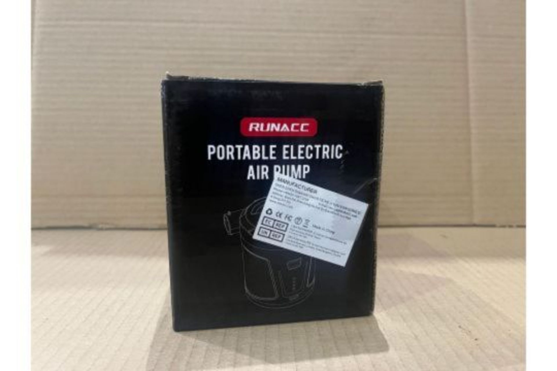 6 X BRAND NEW PORTABLE ELECTRIC AIR PUMPS WITH 3 NOZZLES R15