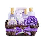 2 X NEW PACKAGED GREEN CANYON SPA Spa Gift Baskets for Women (GCS-BP-019-1)-12 Pcs Lavender Bath