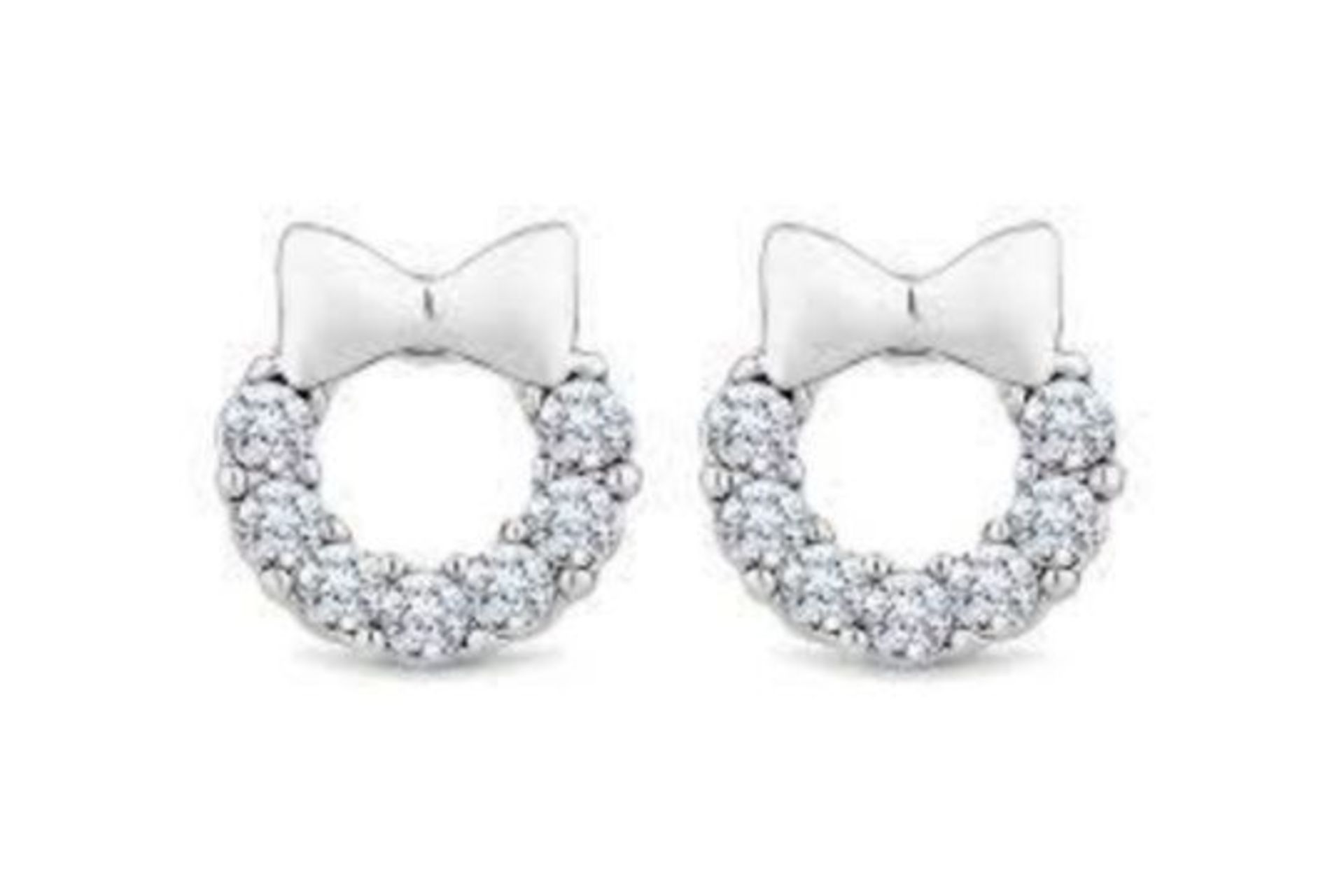 6 X BRAND NEW DIAMONDSTYLE LONDON WREATH STUD EARRINGS RRP £45 EACH