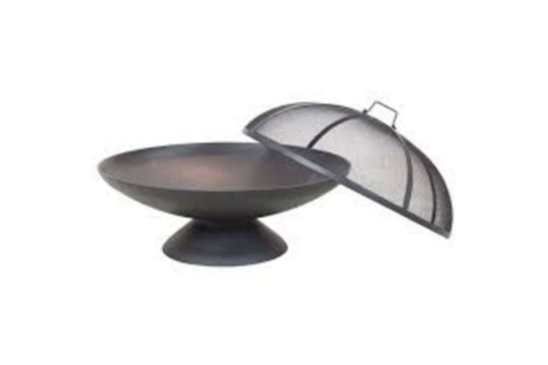 BRAND NEW REDFIRE CAST IRON FIRE PIT AURA BLACK RRP £299 R16-4