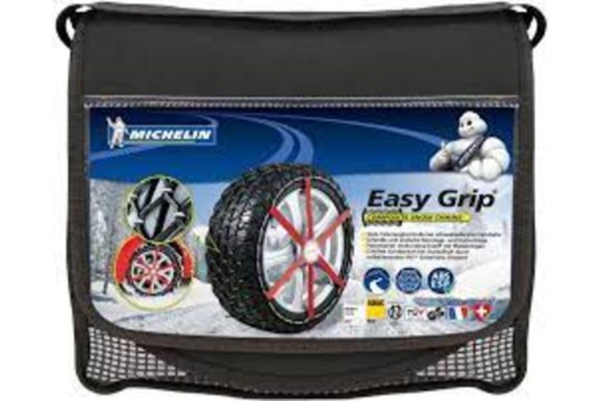 10 X NEW PACKAGED SETS OF Michelin 92302 Textile snow chains Easy Grip J11, ABS and ESP