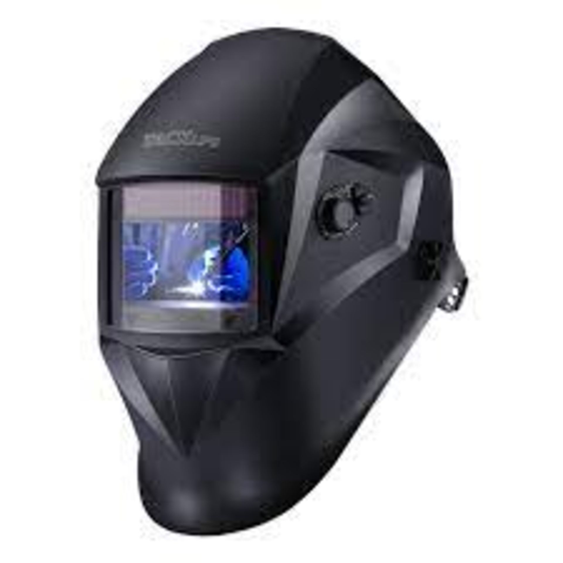 4 X NEW BOXED TackLife Auto Darkening Welding Helmet Black. TKMZO1HD. (ROW12MID)