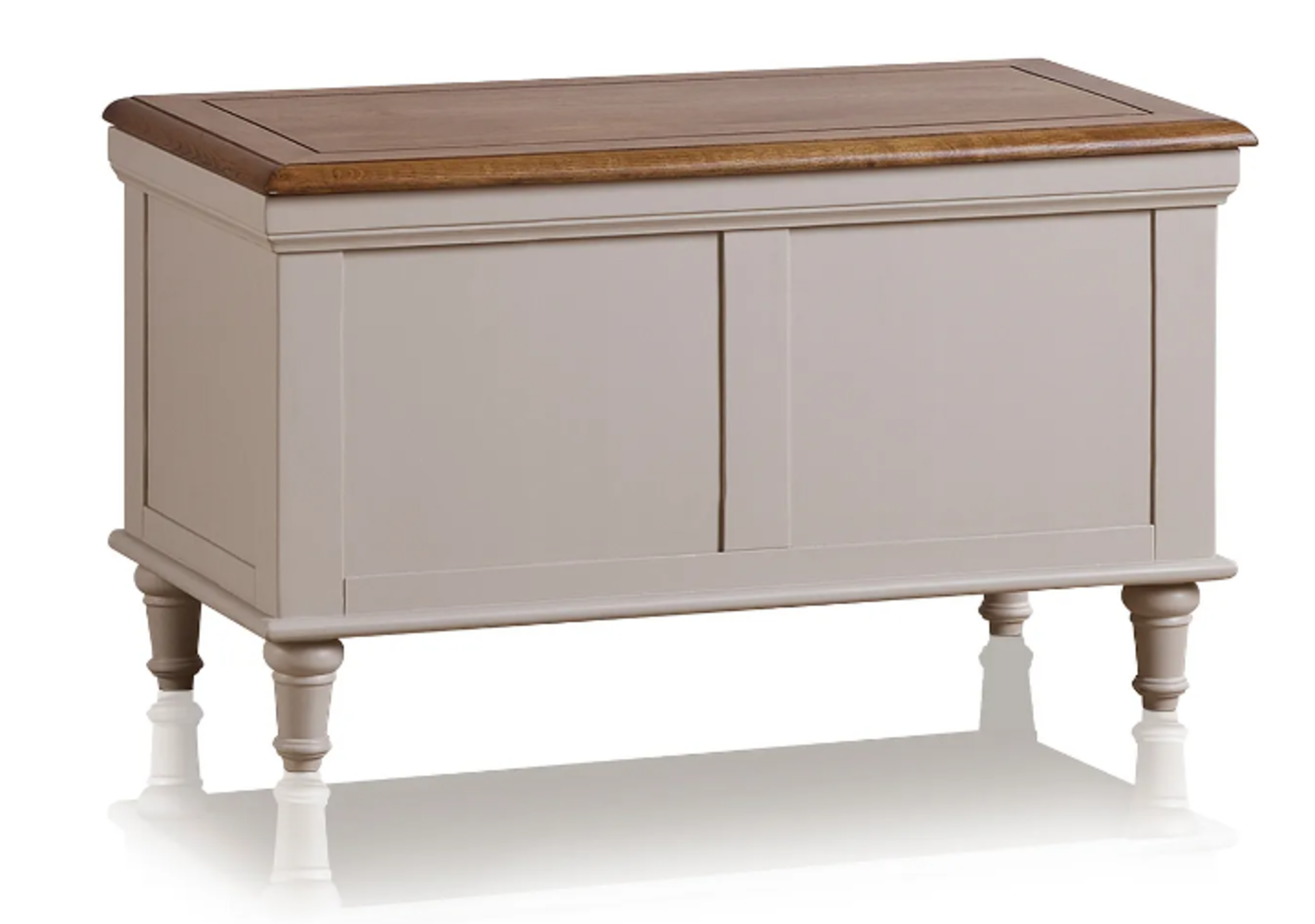 SHAY Rustic Solid Oak & Painted Blanket Box. RRP £399.99. Our Shay blanket box is a timeless twist