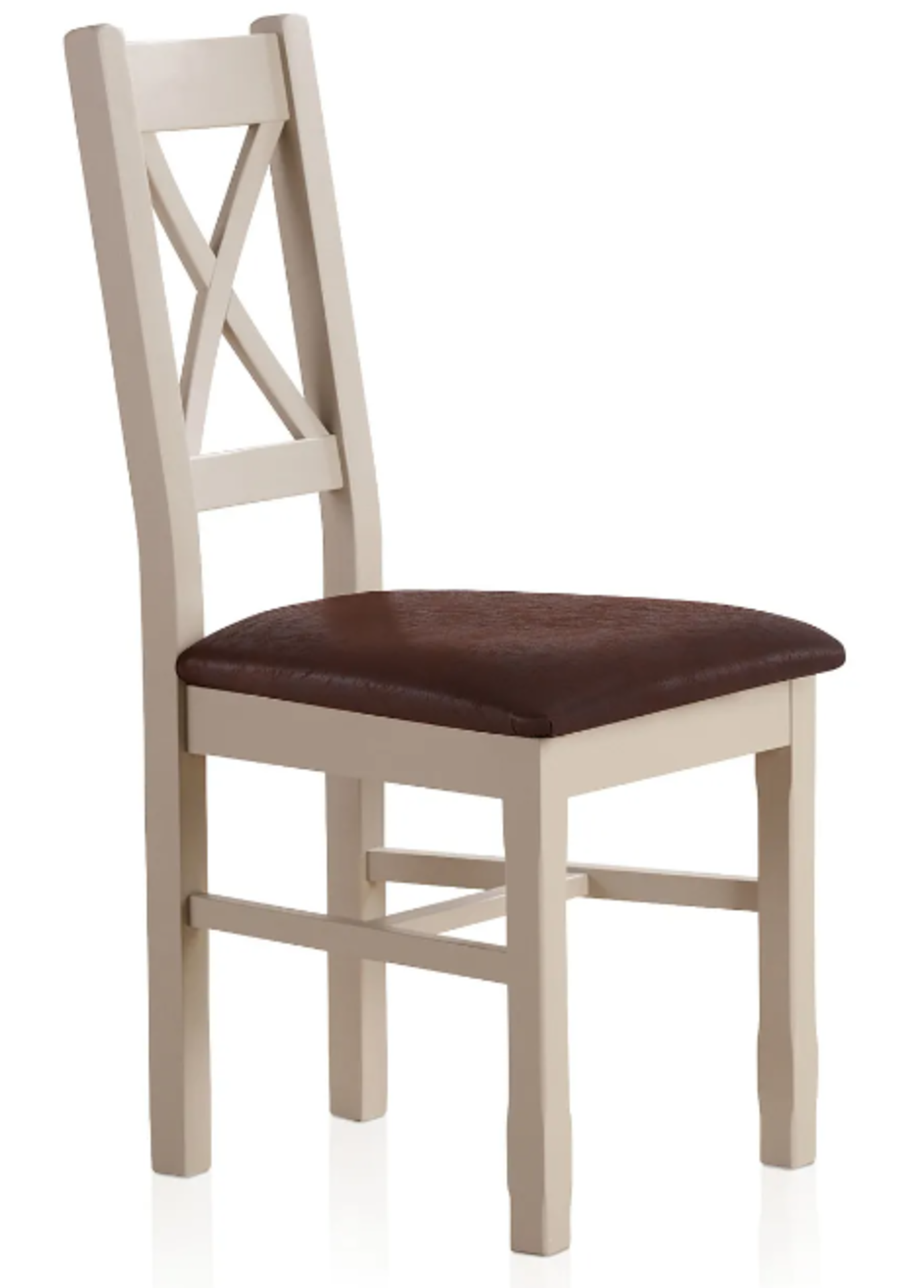 Pair of KEMBLE Painted Solid Hardwood Dining Chair. RRP £195.00. *no seat pad*. Match any table,
