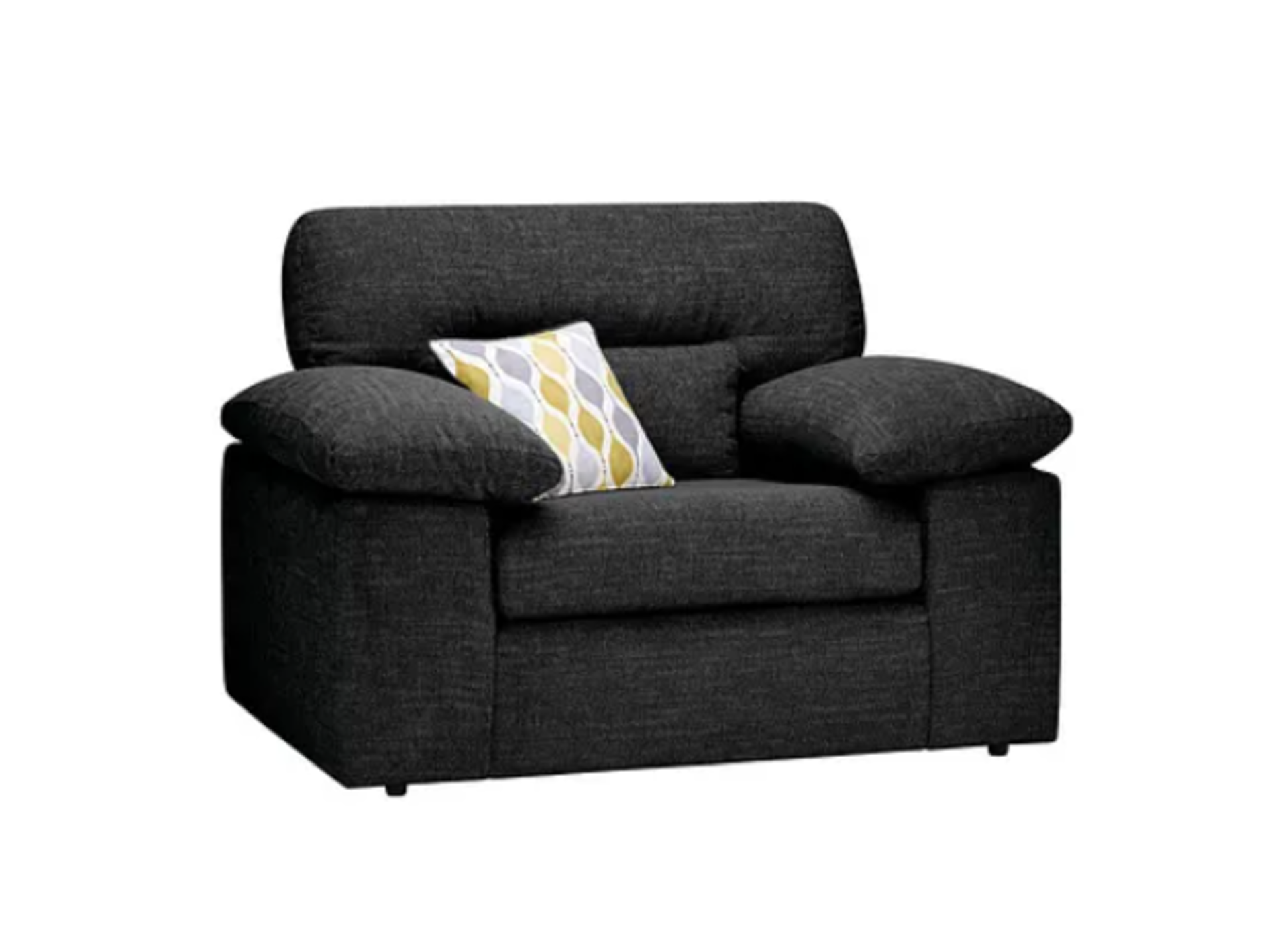 MORGAN Armchair | Black Fabric. RRP £899.99. Our Morgan range allows you to create a sofa which