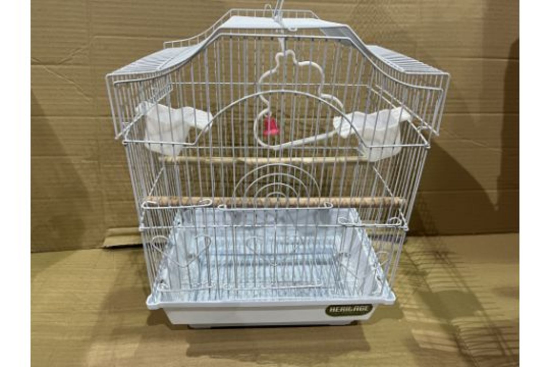 10 X BRAND NEW CRFE WHITE BIRD CAGES R16-12
