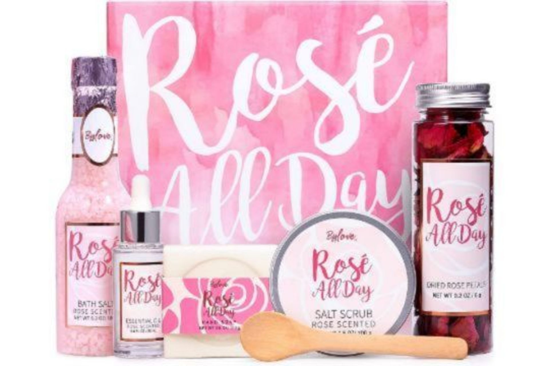 8 X NEW PACKAGED Rose All Day Bath Gift Box. (SKU:BFF-BP-11) Best Gift Set for Women - Our spa - Image 2 of 2