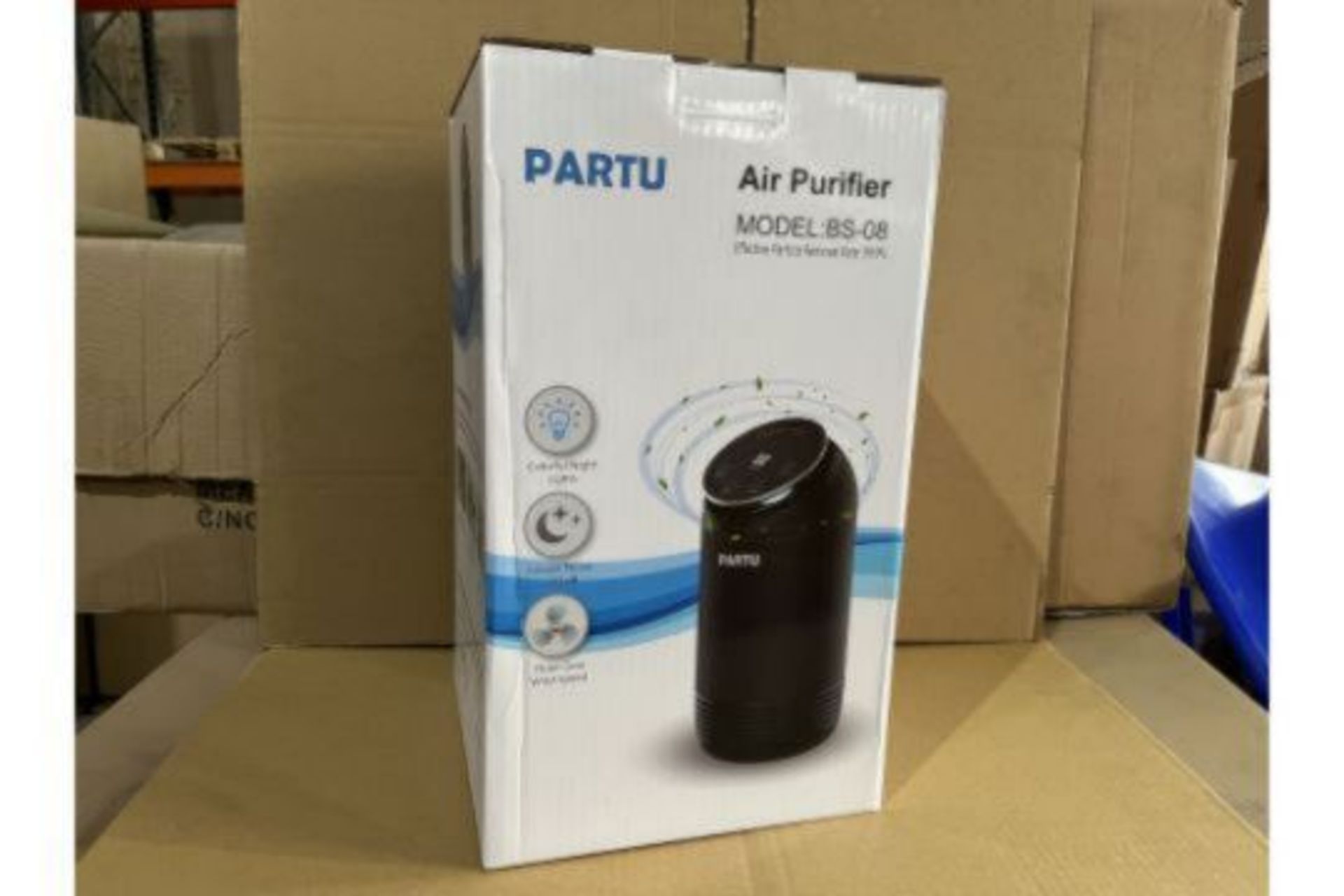 3 X BRAND NEW PARTU BS-08 AIR PURIFYERS RRP £89 EACH - Image 2 of 2