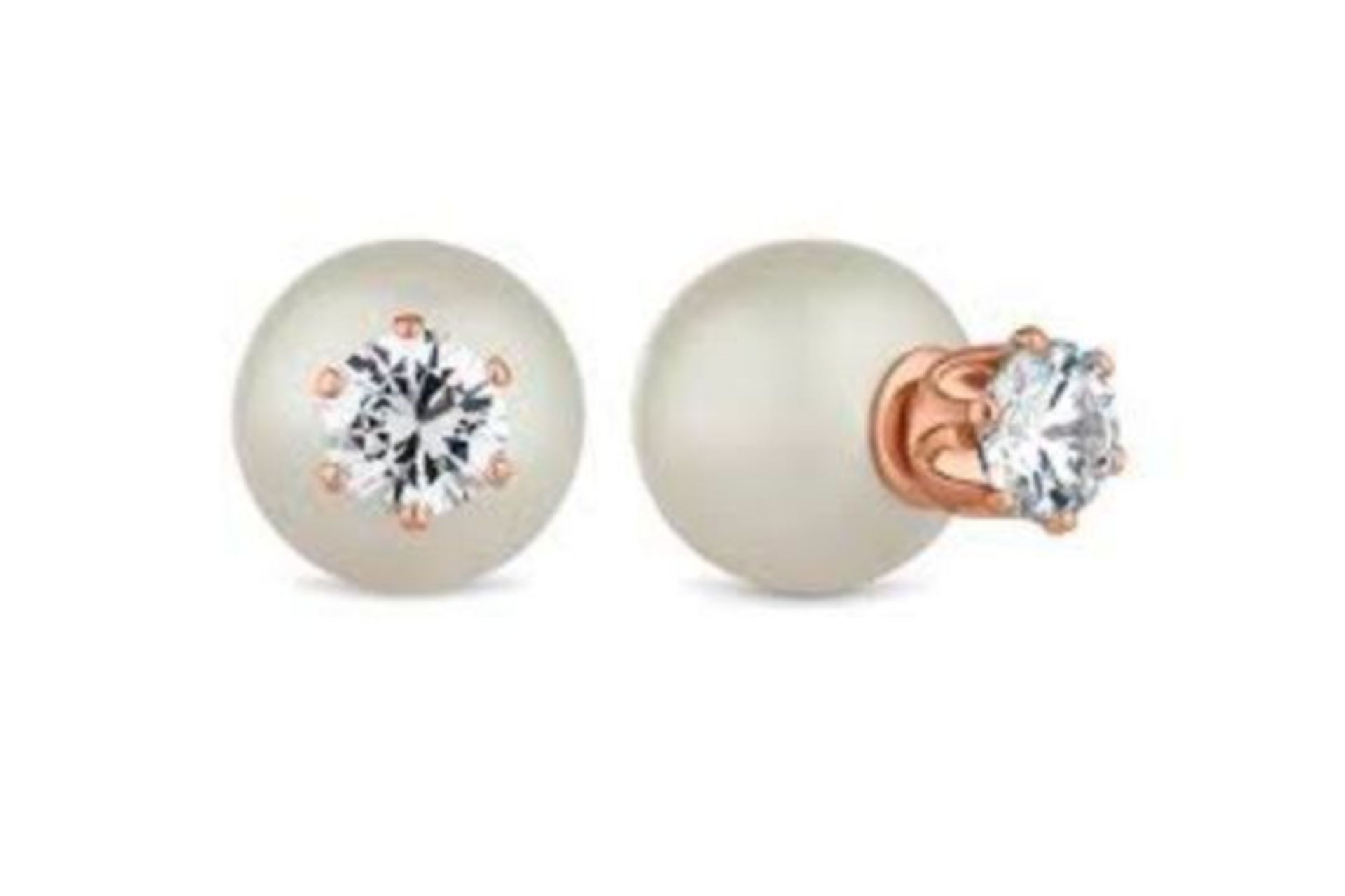 6 X BRAND NEW DIAMONDSTYLE LONDON PEARL 2 IN 1 STUDS WITH CERTIFICATION FO AUTHENTICITY RRP £85 EACH - Image 2 of 2