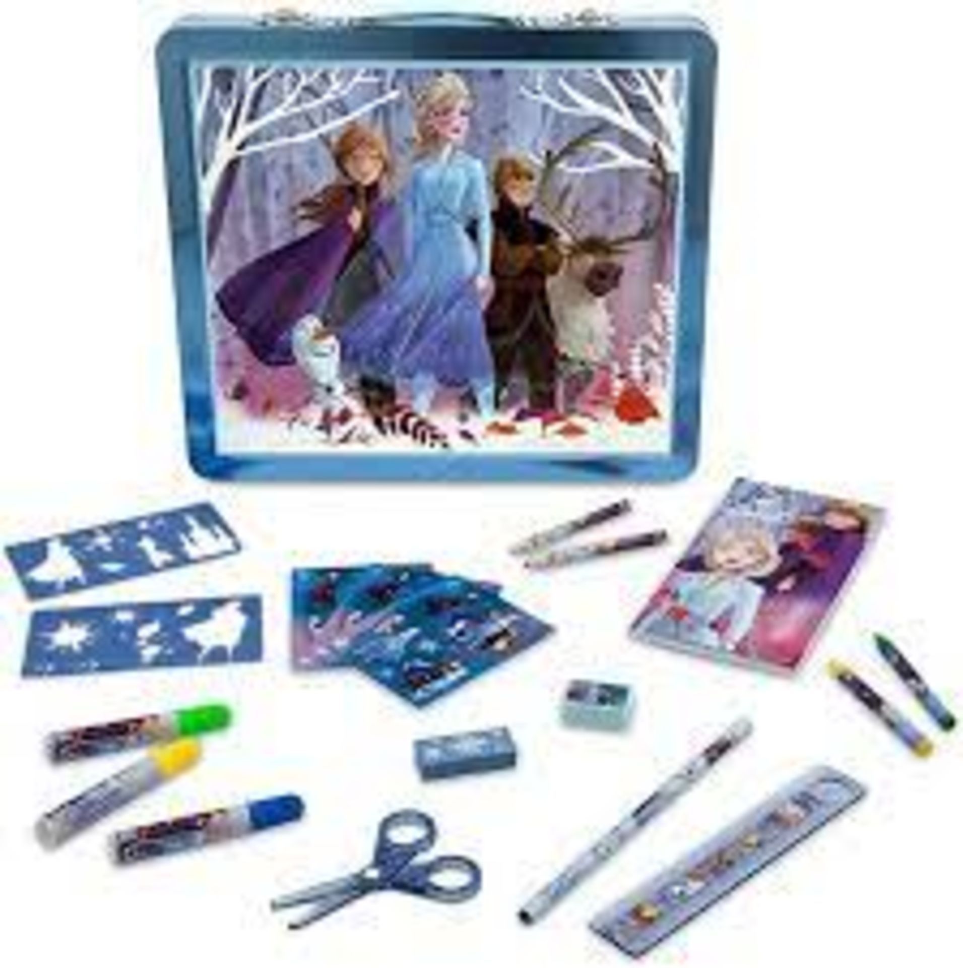 TRADE LOT 60 X Disney Frozen Tin Art Case. (PICK FROM P/W) Excellent for budding artists, this