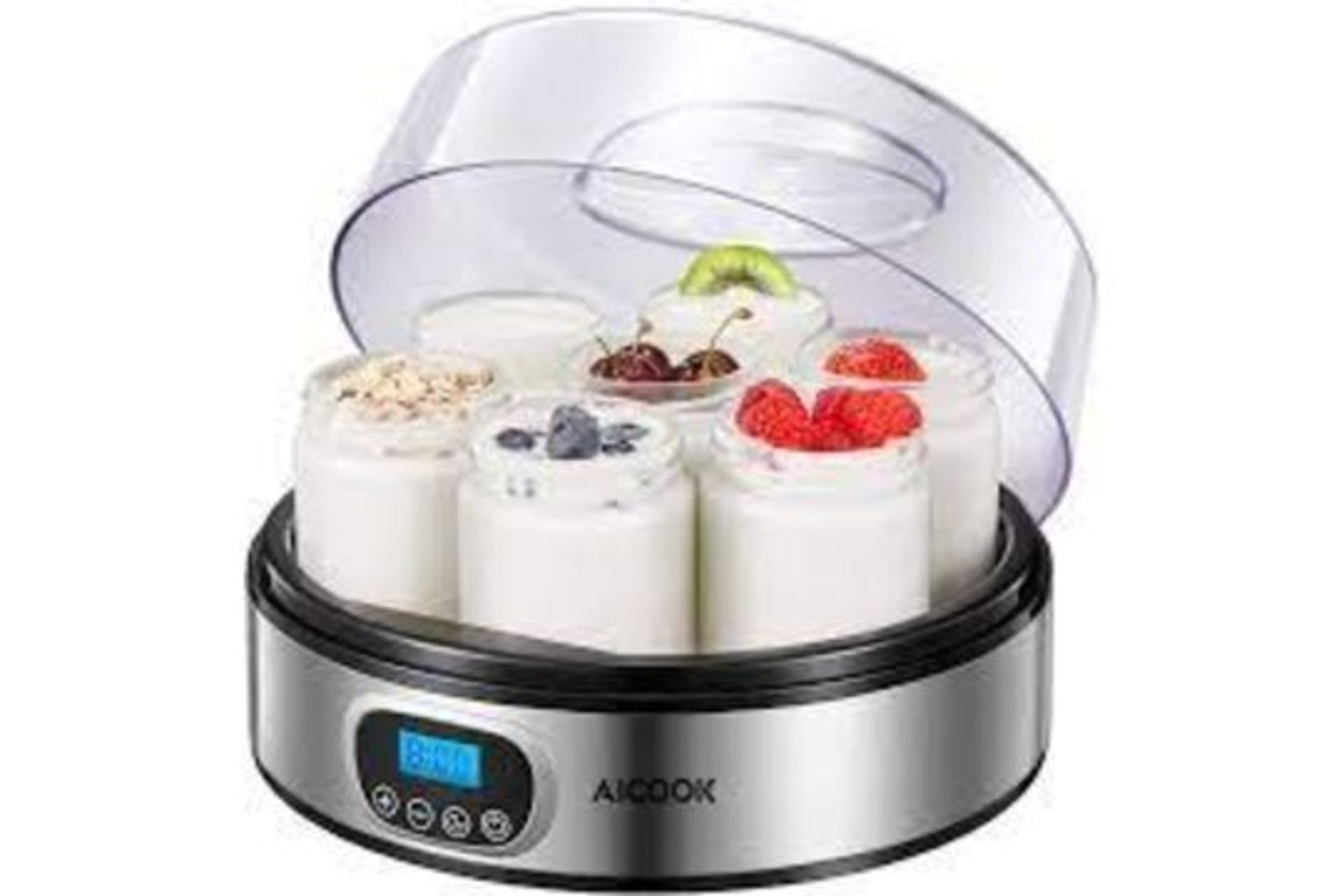 TRADE LOT 10 x NEW BOXED AICOOK Automatic Digital Yogurt Maker, Timer Control & LCD Display, 304