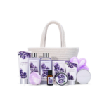 TRADE LOT 12 X NEW PACKAGED Body & Earth Lavender Spa Basket Set. (BE-BP-010) Nourishing