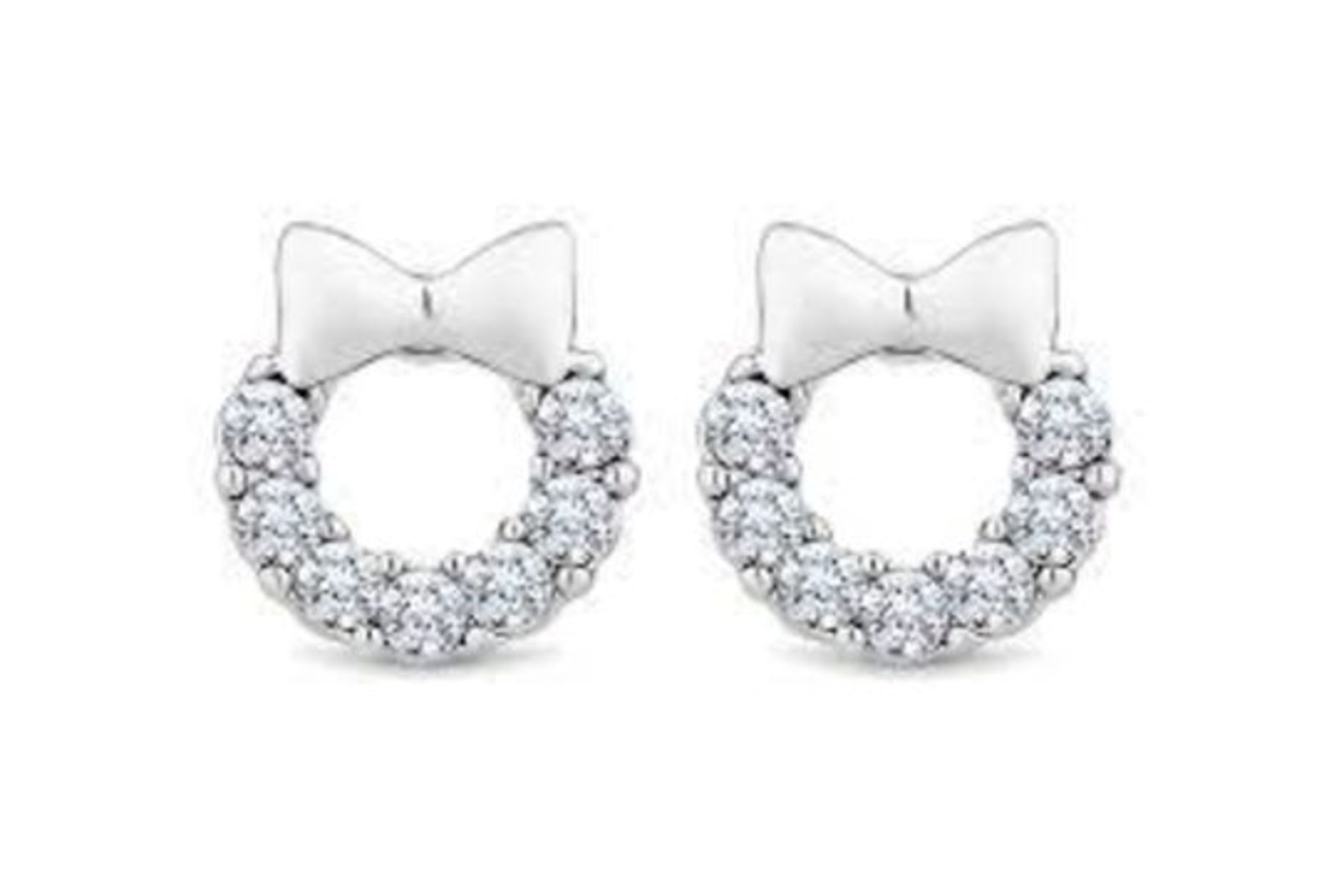 TRADE LOT 45 X BRAND NEW DIAMONDSTYLE LONDON WREATH STUD EARRINGS WITH CERTIFICATION OF AUTHENTICITY